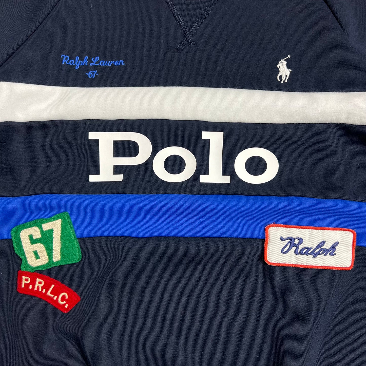 Polo Ralph Lauren Classic Patchwork Sweatshirt - M