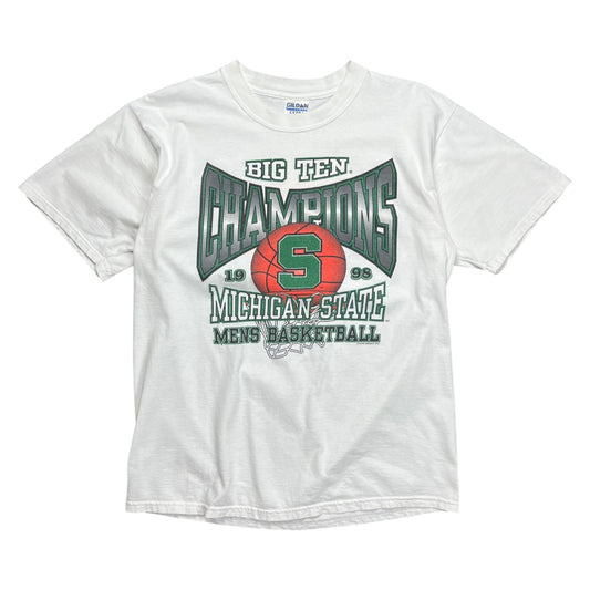 1998 NCAA Michigan State Big Ten T-shirt - L