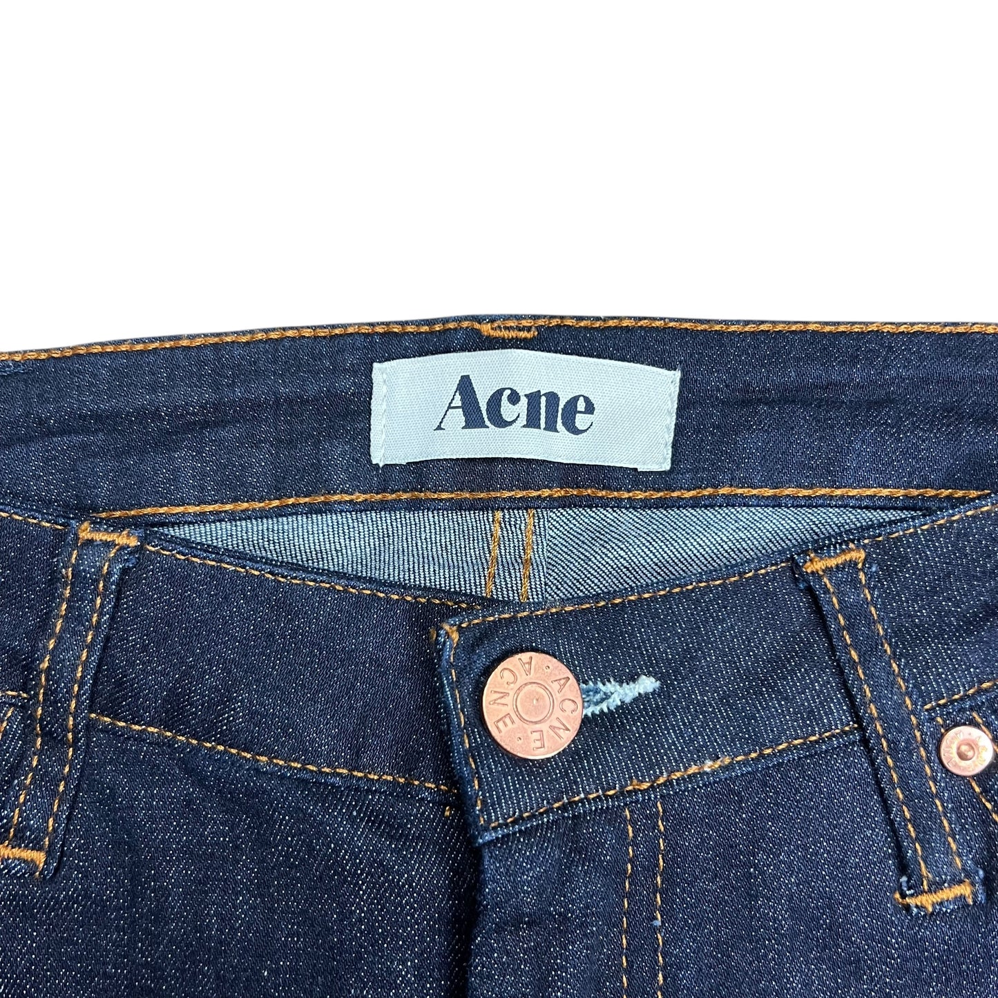 Acne Studios Dark Blue Skinny Jeans - 26”