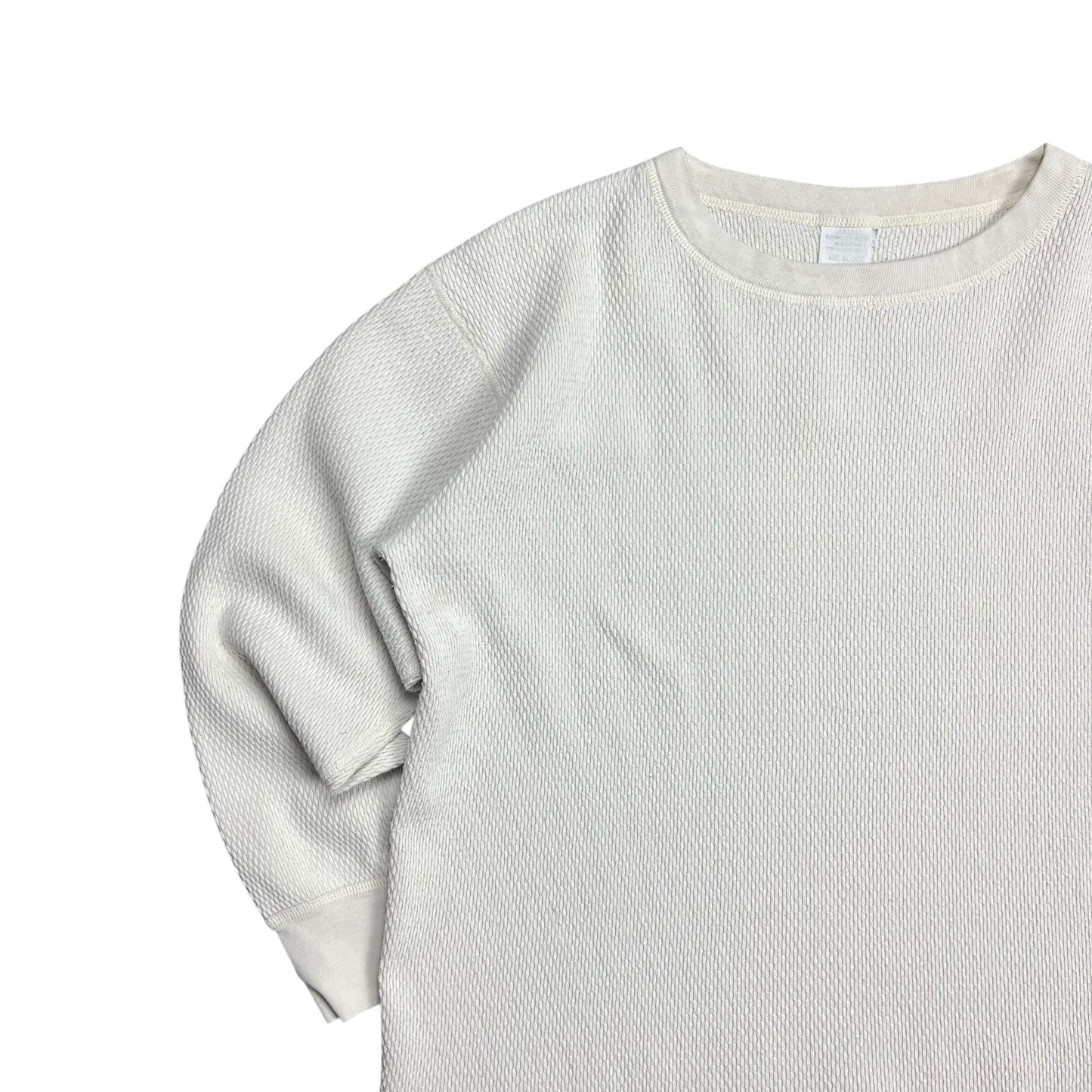 J.E. Morgan Waffle-Knit Thermal Long-sleeve Shirt - L