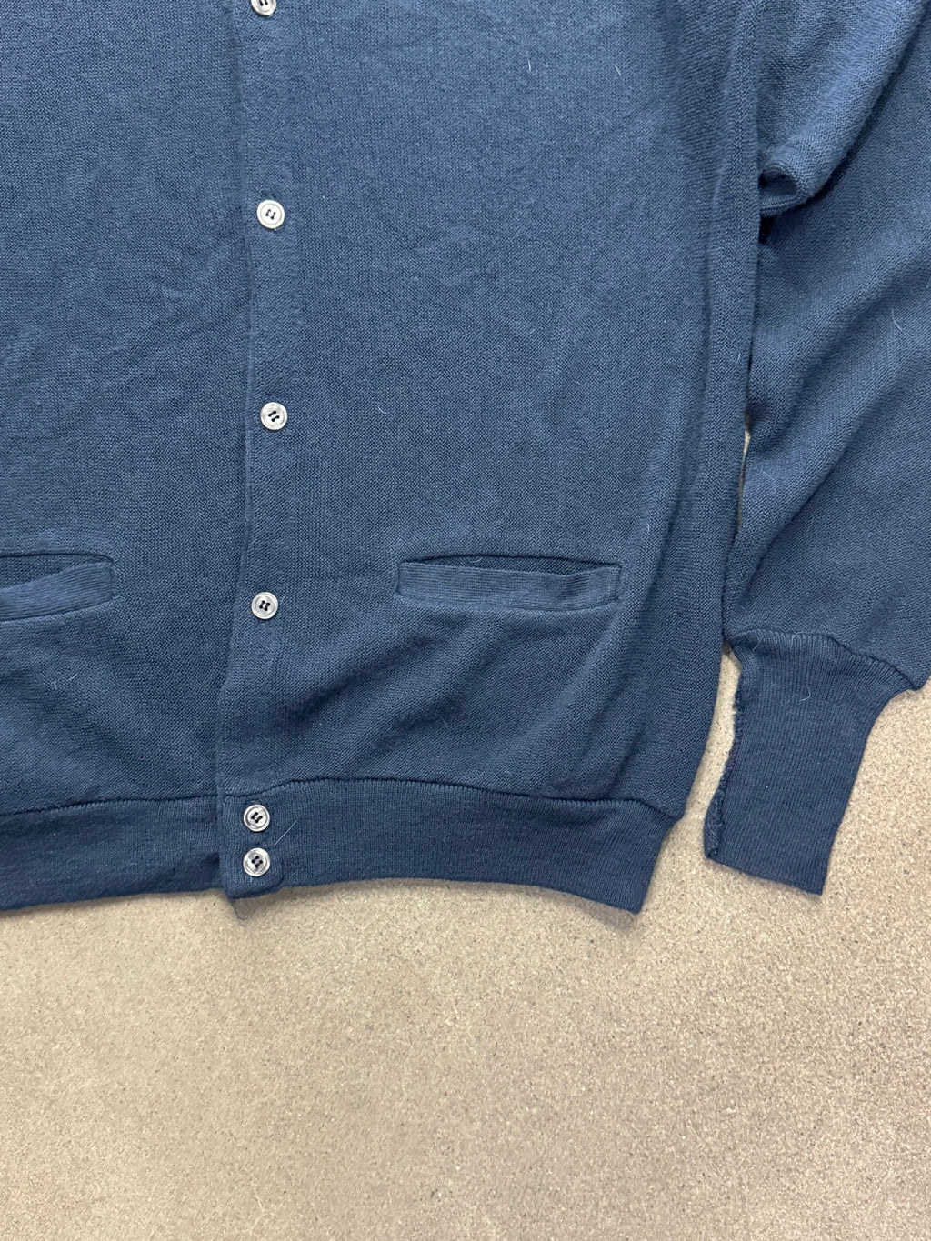 The Fox Collection Button-Up Cardigan Sweater - L