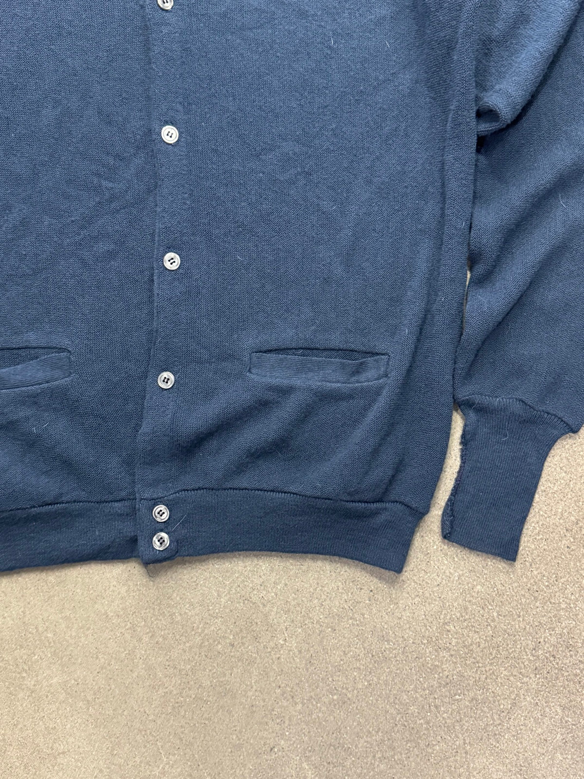 The Fox Collection Button-Up Cardigan Sweater - L