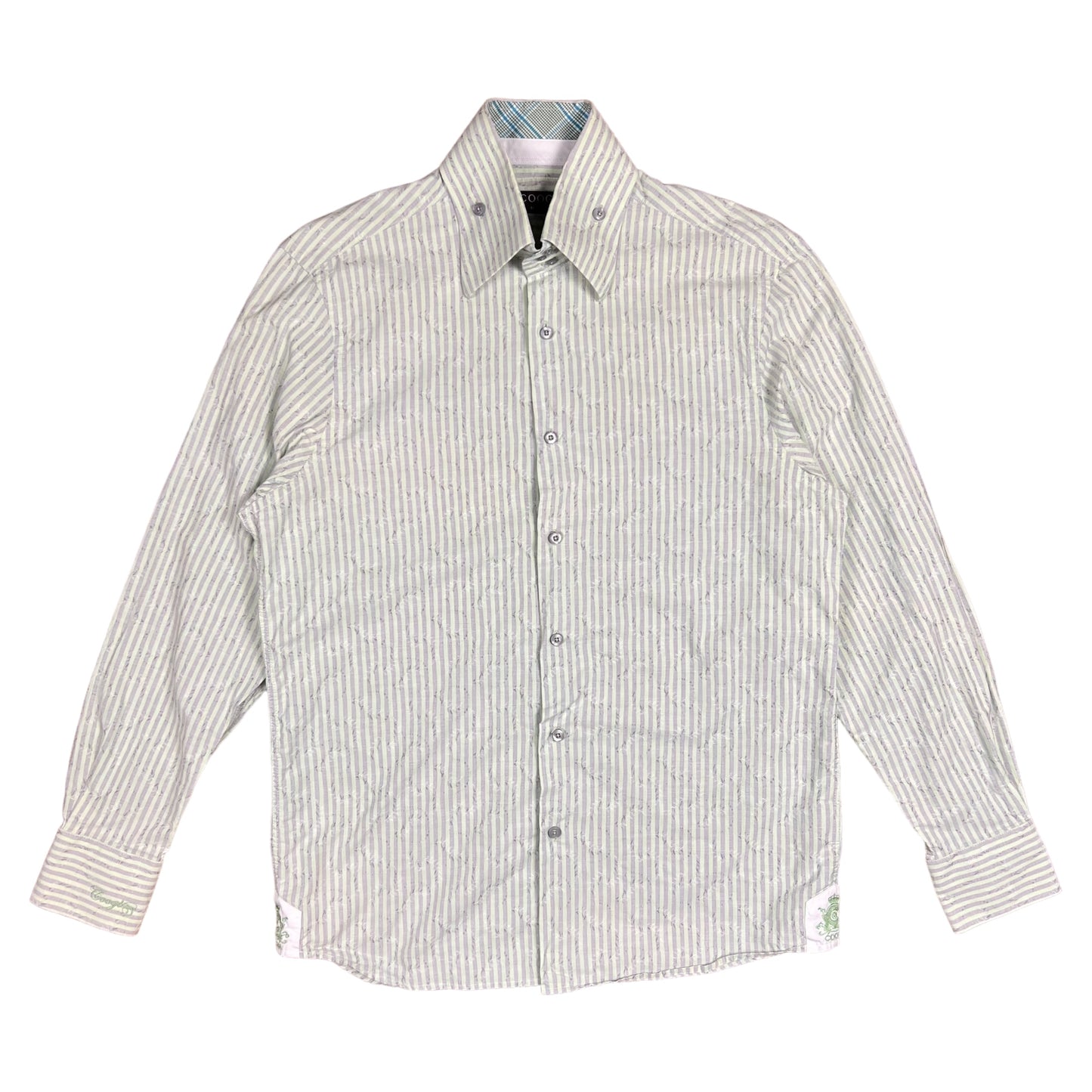 Coogi Luxe Striped Dress Shirt - L