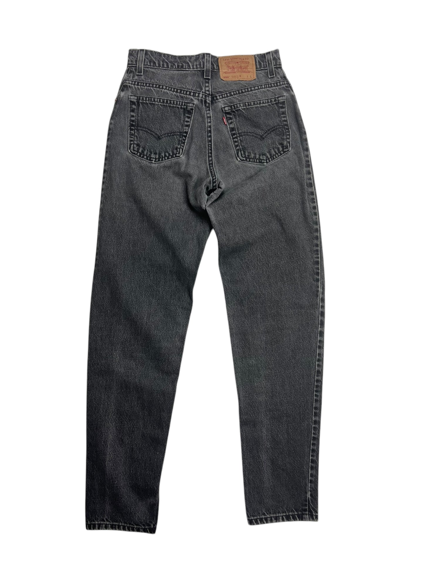 Levi’s Extremely Faded Black 550 Jeans - 26”