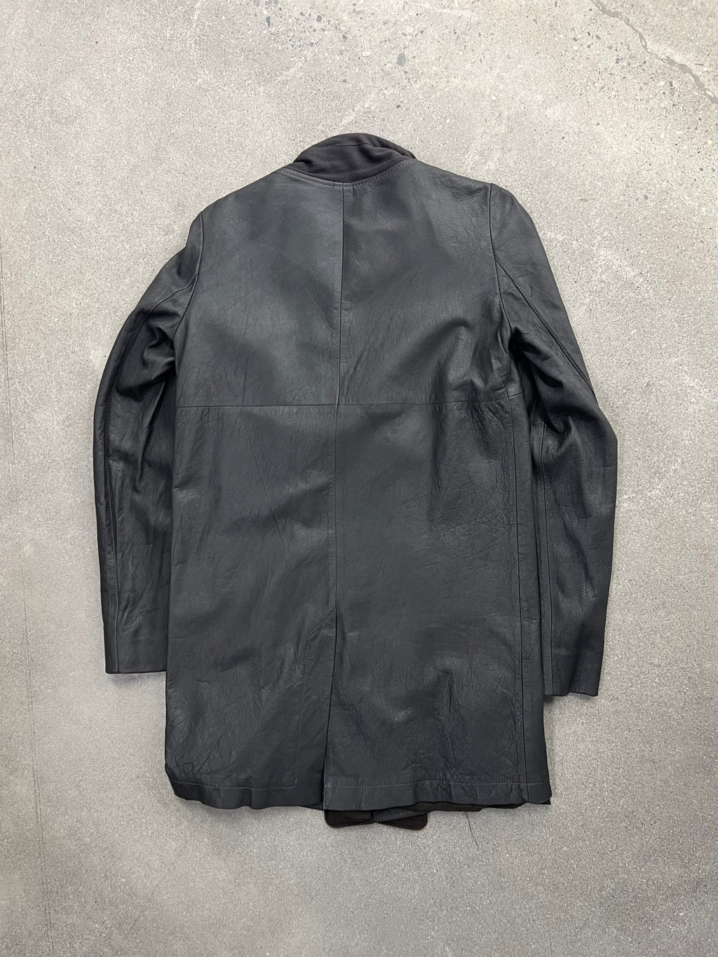 Rick Owens FW04 Lambskin Leather Coat - 6
