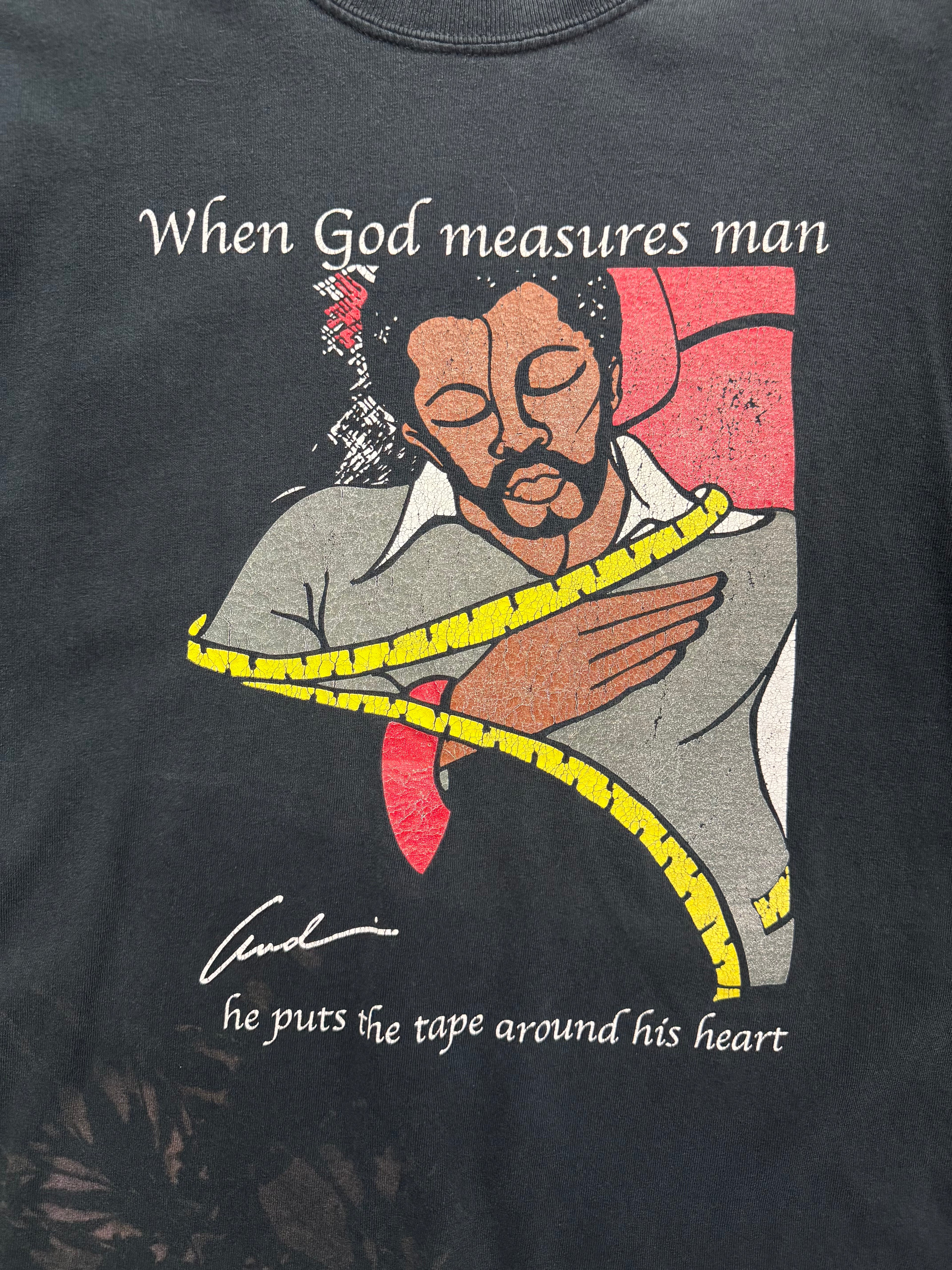 When God Measures Man Religious T-Shirt - XL