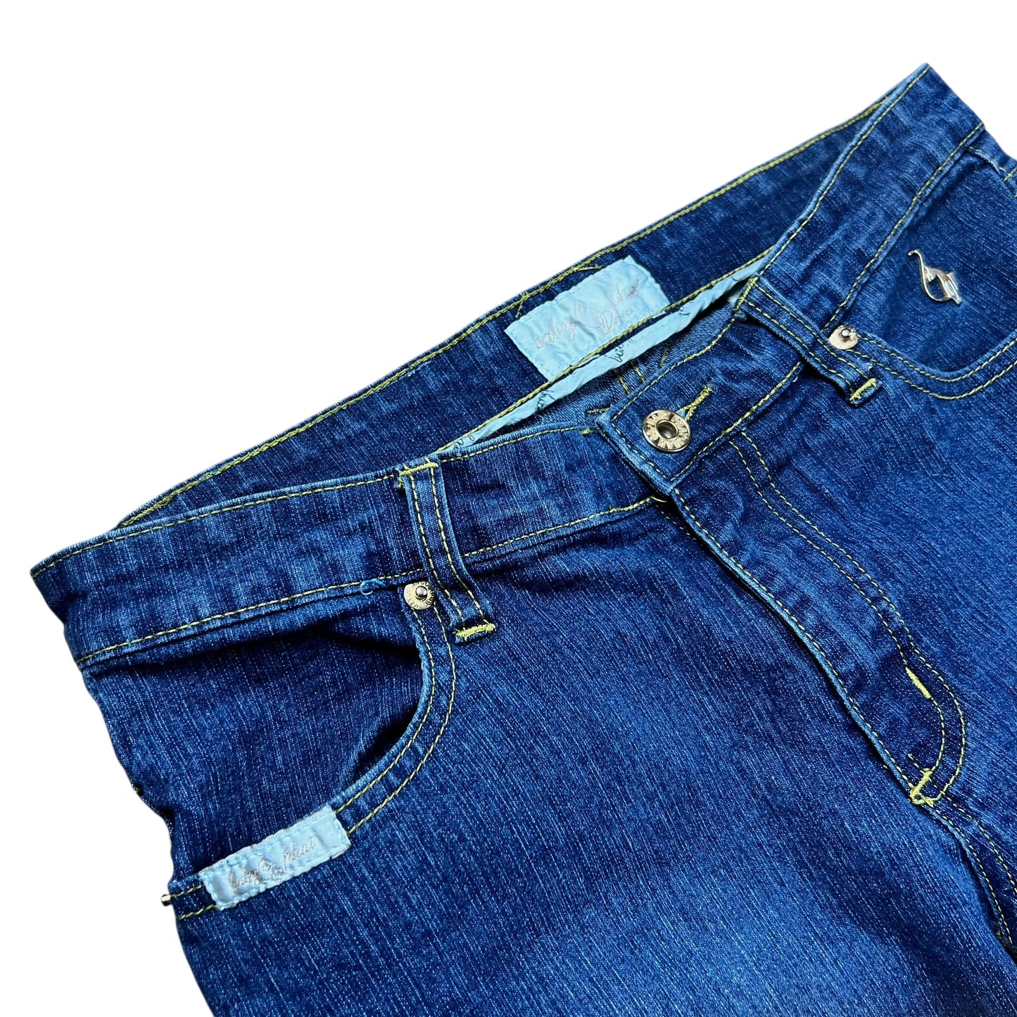 Baby Phat Faded Blue Capri Jeans - 30”