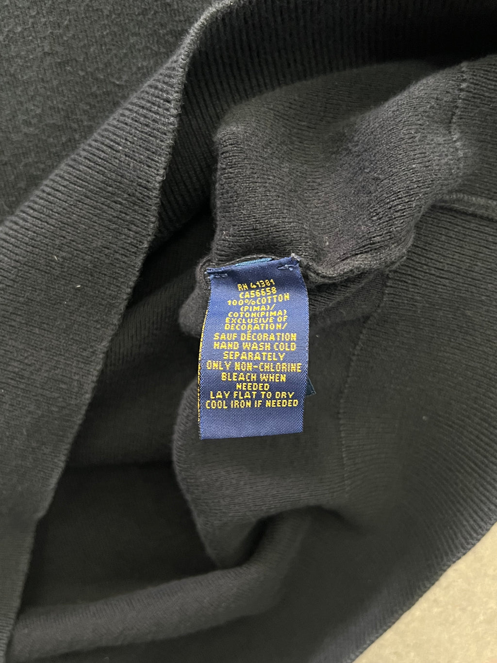 Polo Ralph Lauren Pima Cotton V-Neck Sweater - S