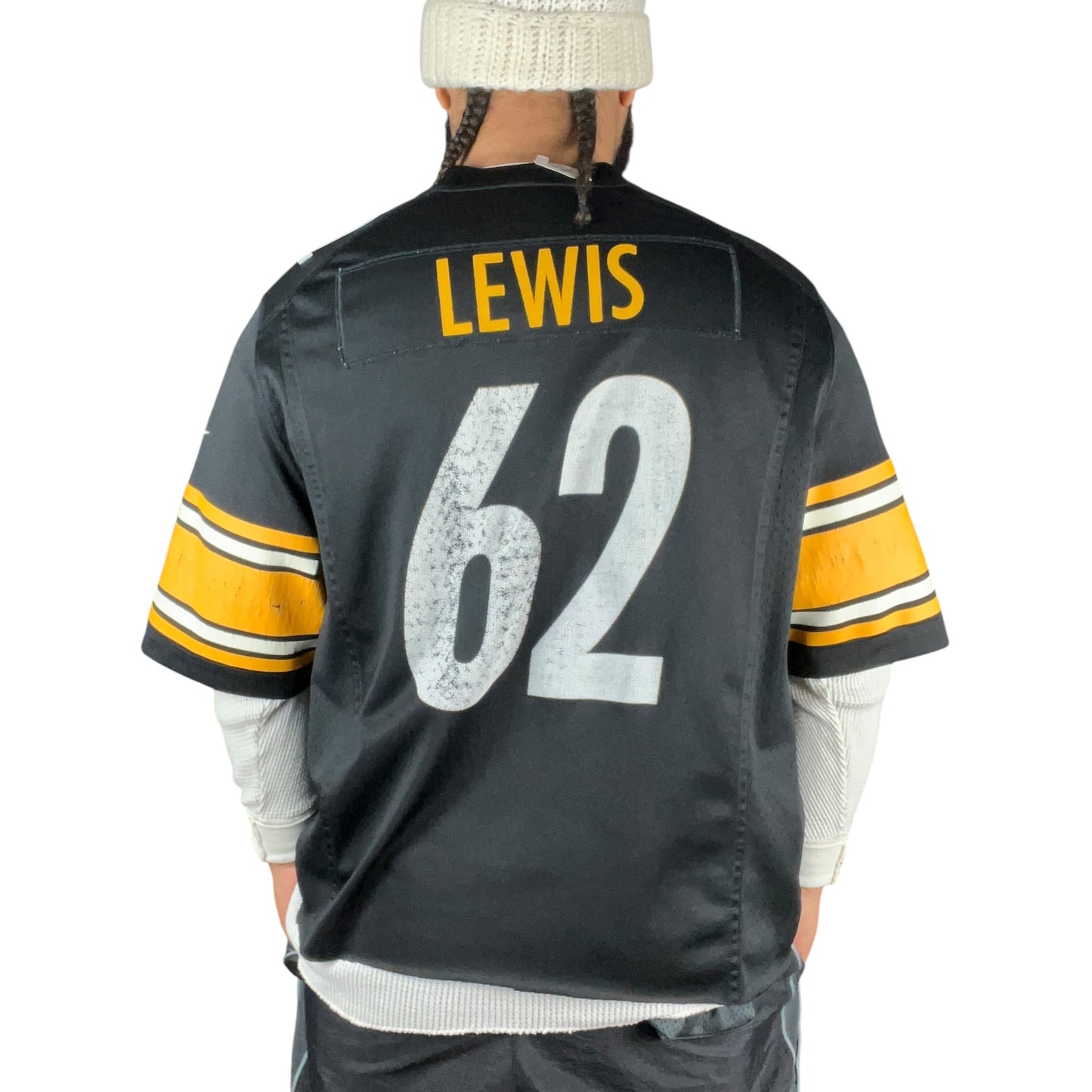 Nike Pittsburgh Steelers Cropped NFL Jersey - XL