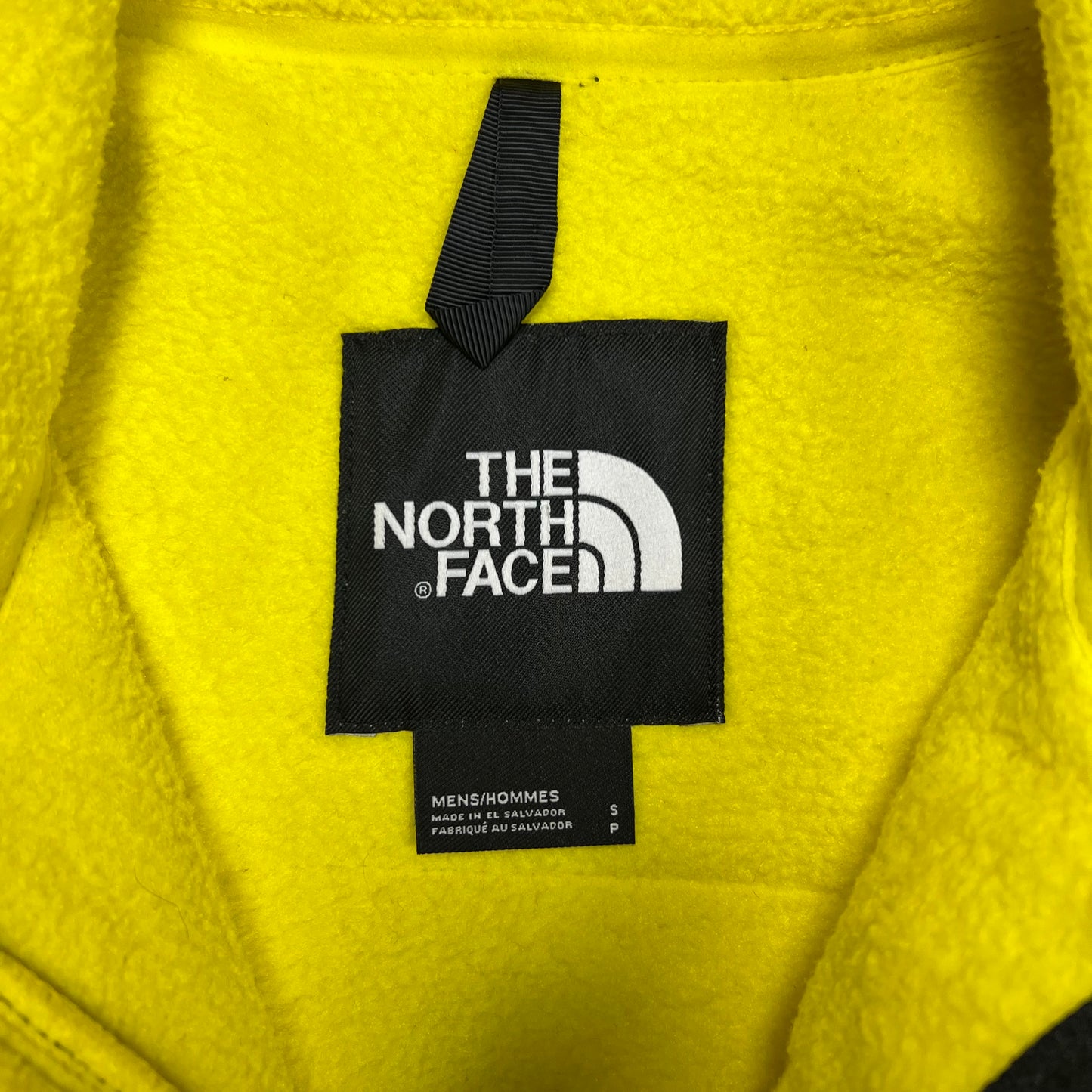 The North Face Neon Yellow Denali Fleece Jacket - M
