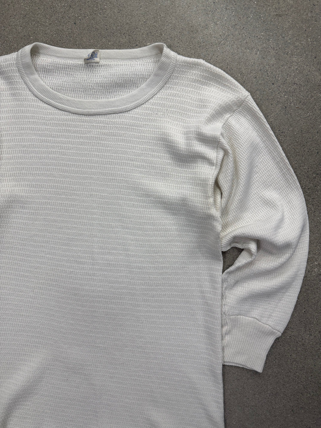 Hanes Waffle-Knit Long Sleeve Thermal Shirt - L