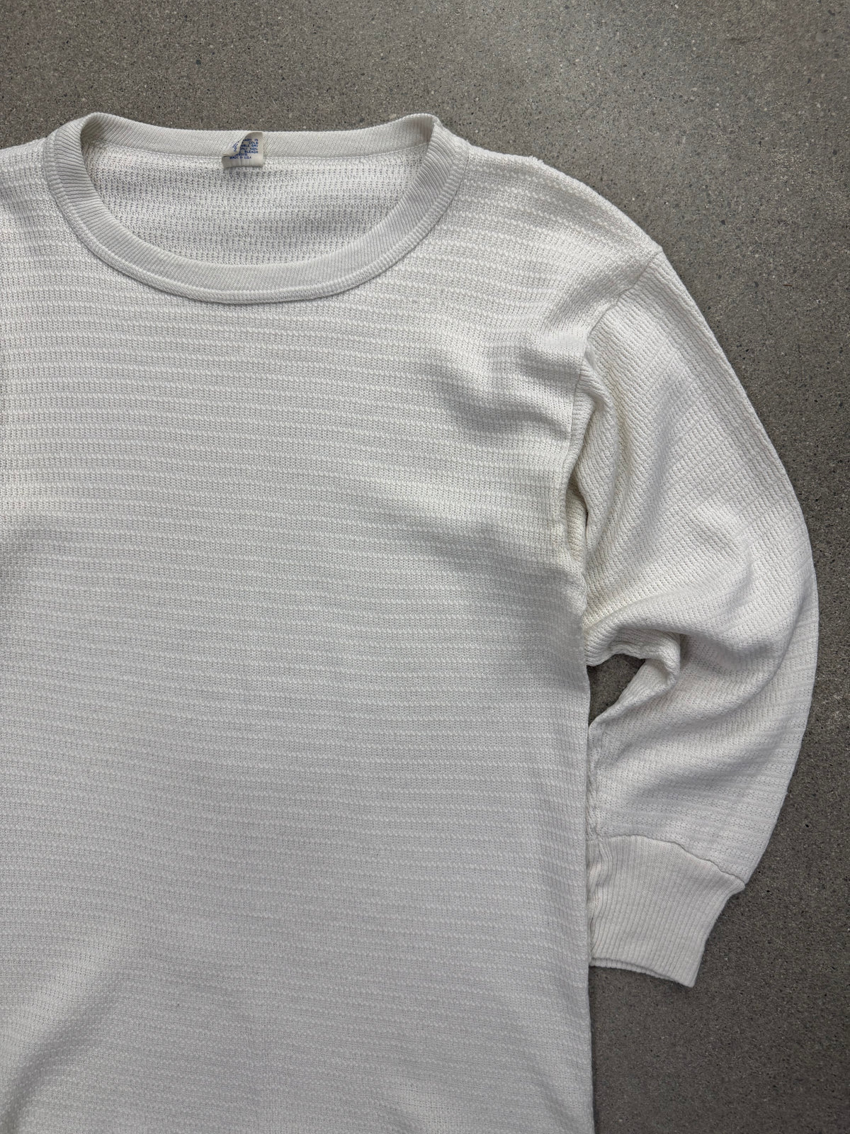 Hanes Waffle-Knit Long Sleeve Thermal Shirt - L