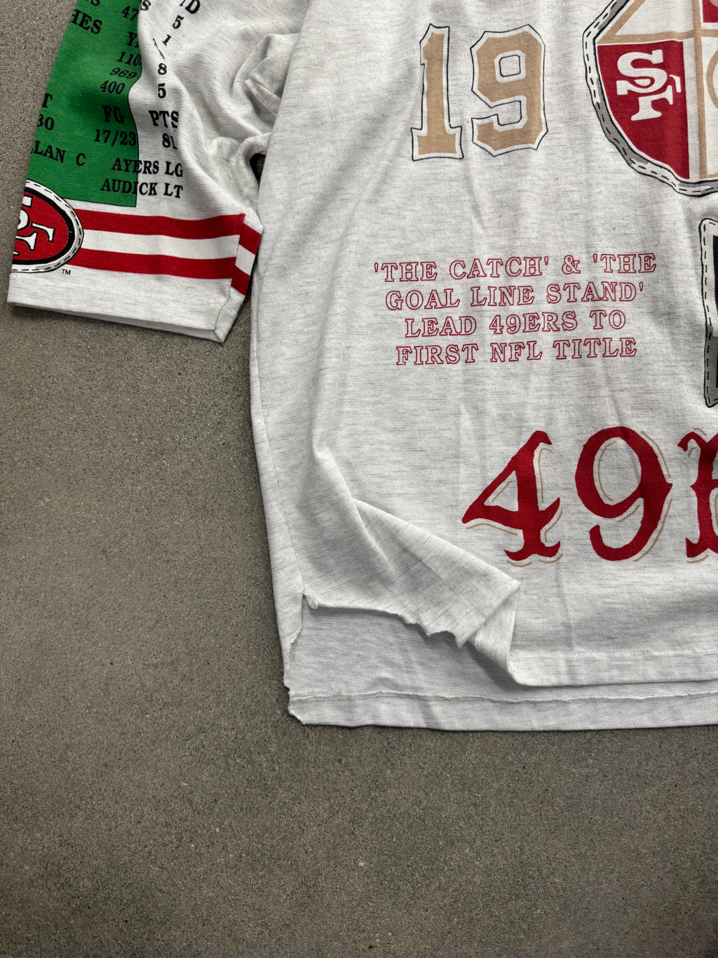 1991 San Francisco 49ers Long Gone NFL Super Bowl Shirt - XL
