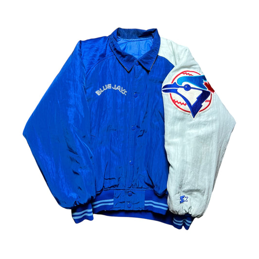 Starter Toronto Blue Jays Padded Button-up Jacket - M
