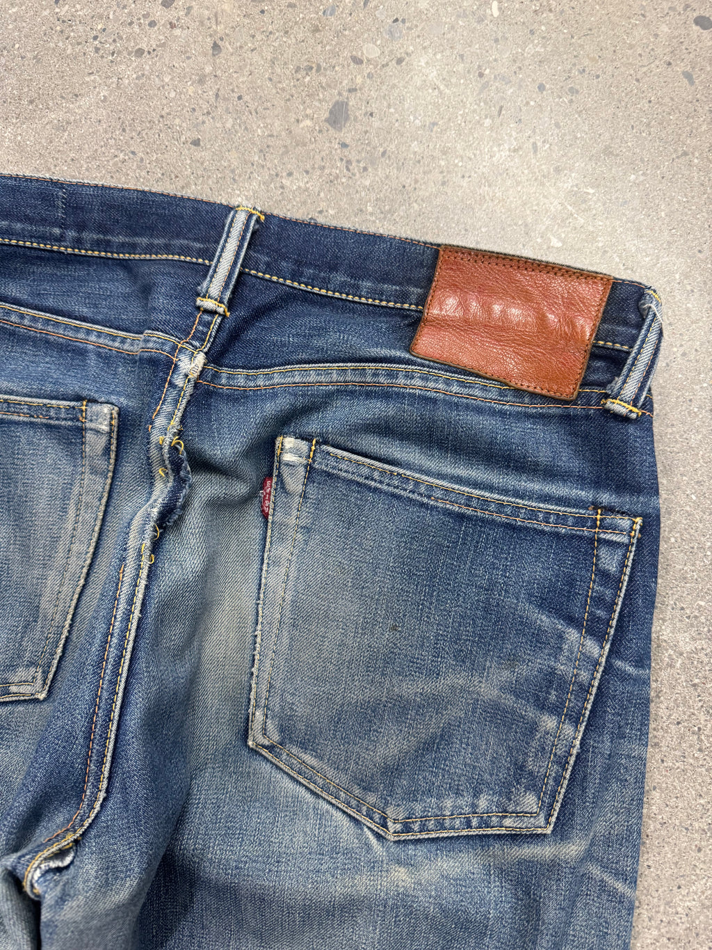 Faded Evisu Japanese Selvedge Jeans - 31”