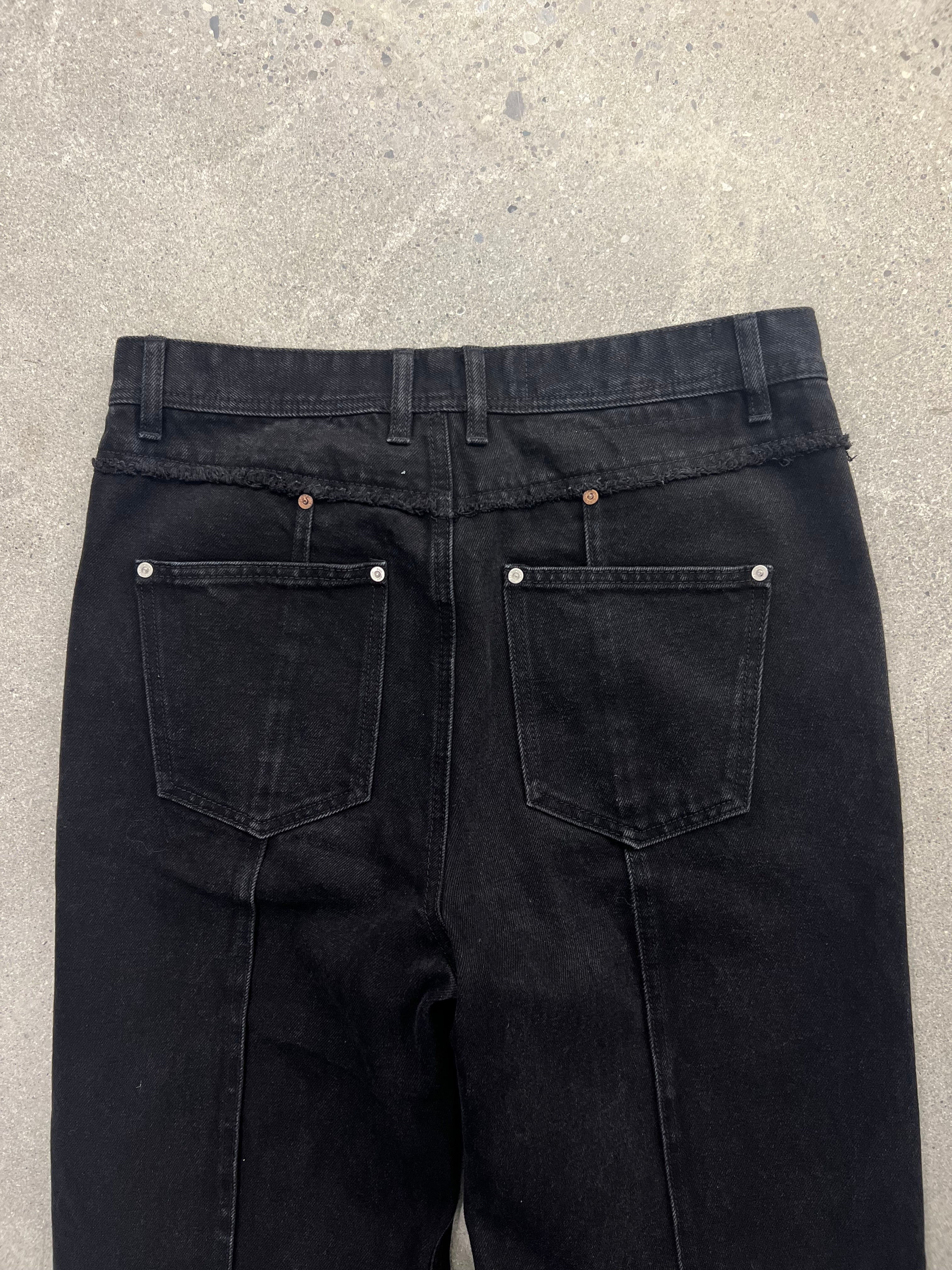 Anderson Bell Matt Raw-Cut Wide-Leg Jeans - 32”