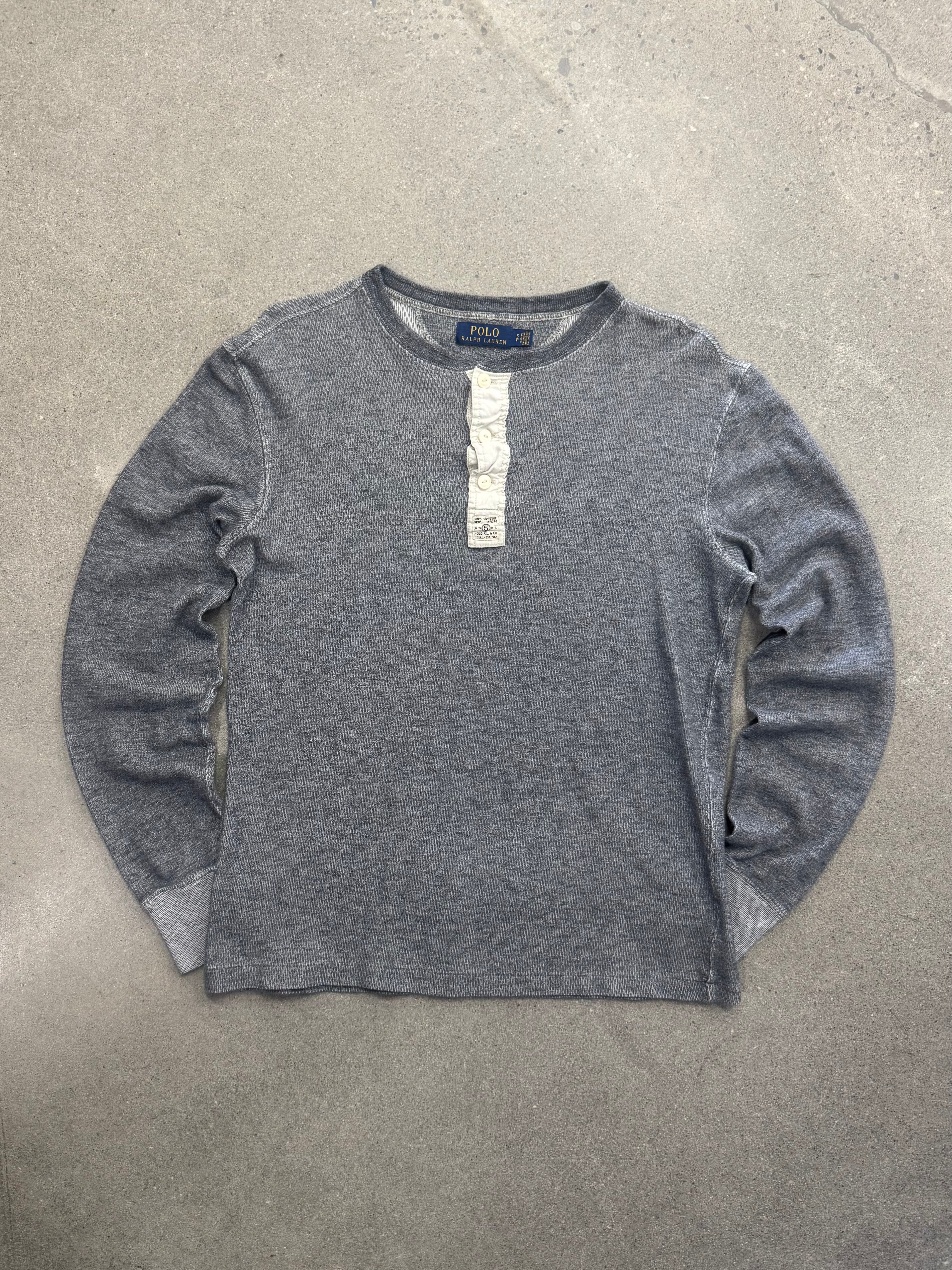 Polo Ralph Lauren Type K-1 Waffle-Strick Henley-Shirt - M