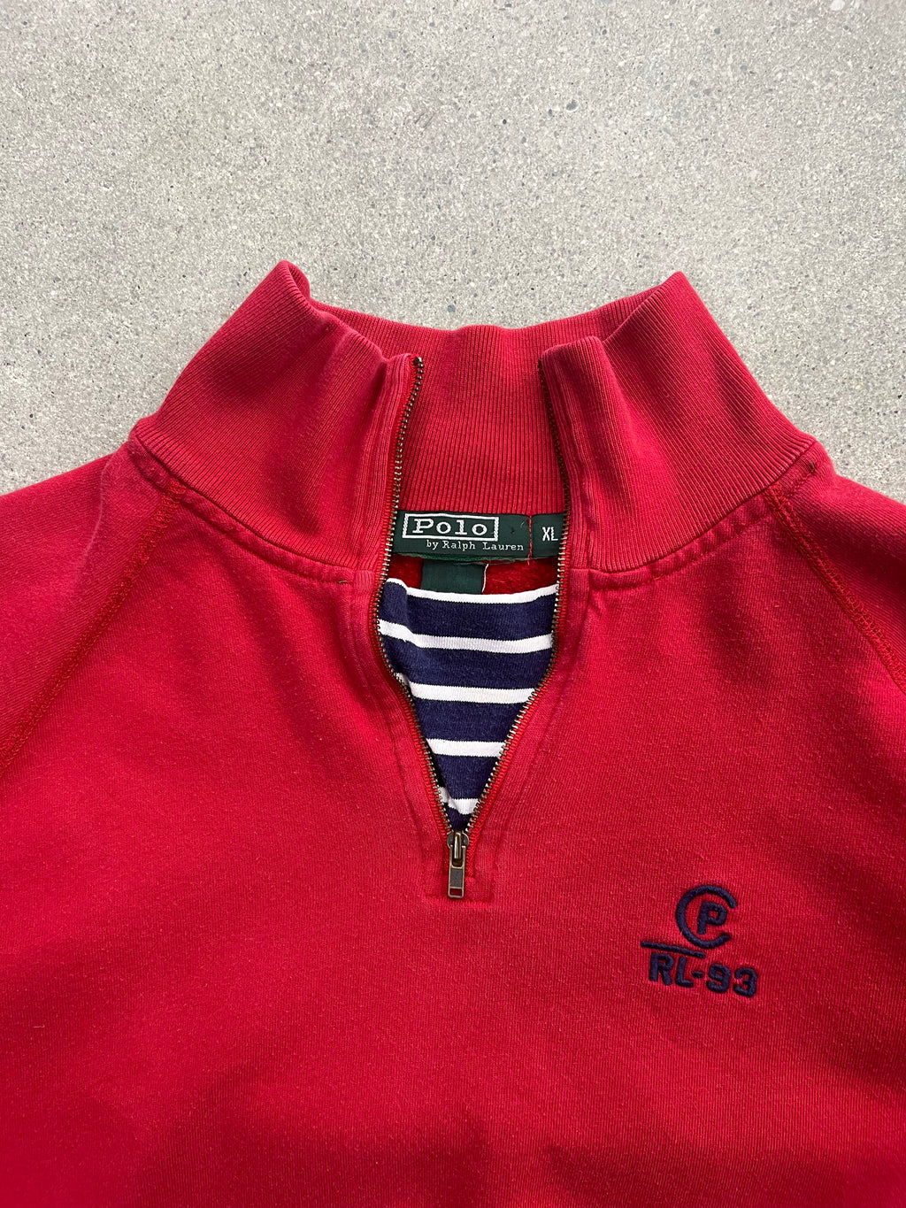 Polo By Ralph Lauren CP RL-93 Quarter Zip Sweater - XL