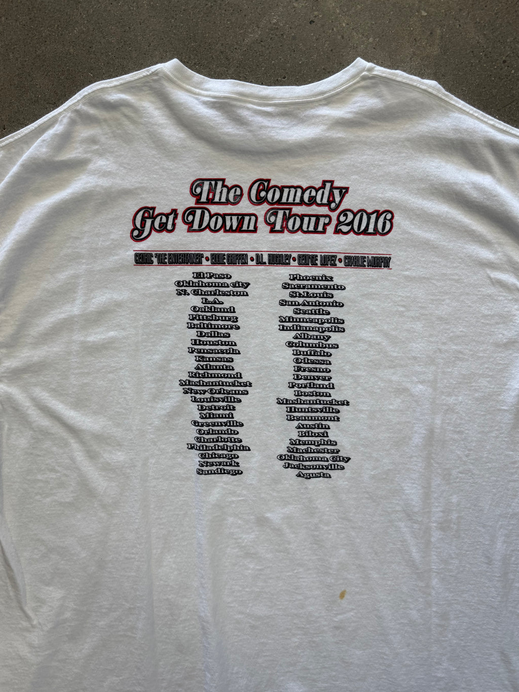 The Comedy Get Down Tour T-Shirt - XXXL