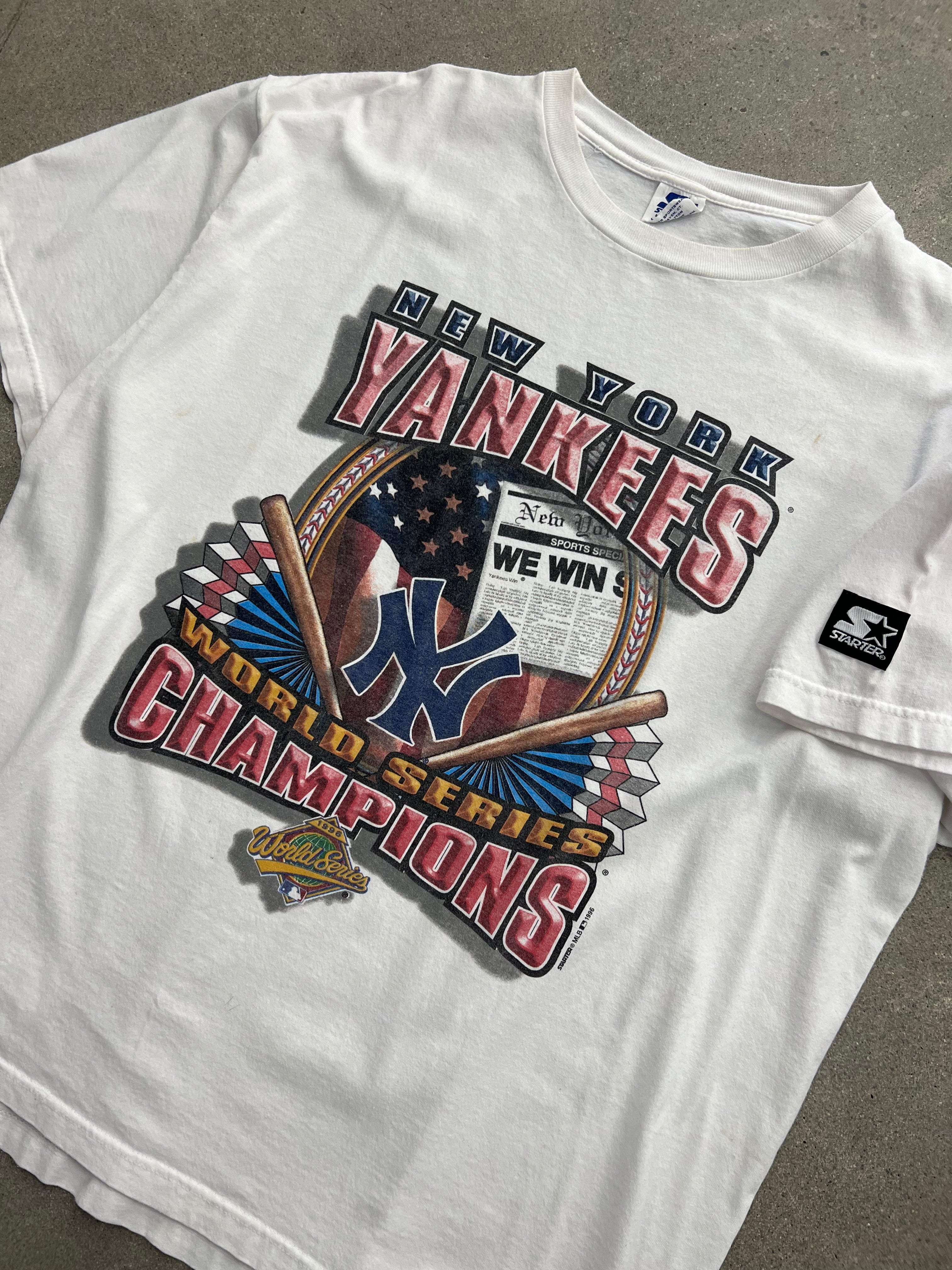 1996 New York Yankees World Series Champions MLB Starter T-Shirt - XL