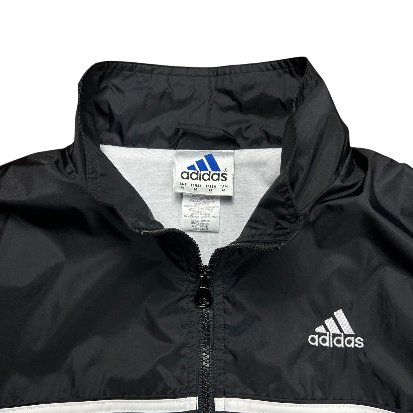 Adidas Lined Nylon Track Jacket - M