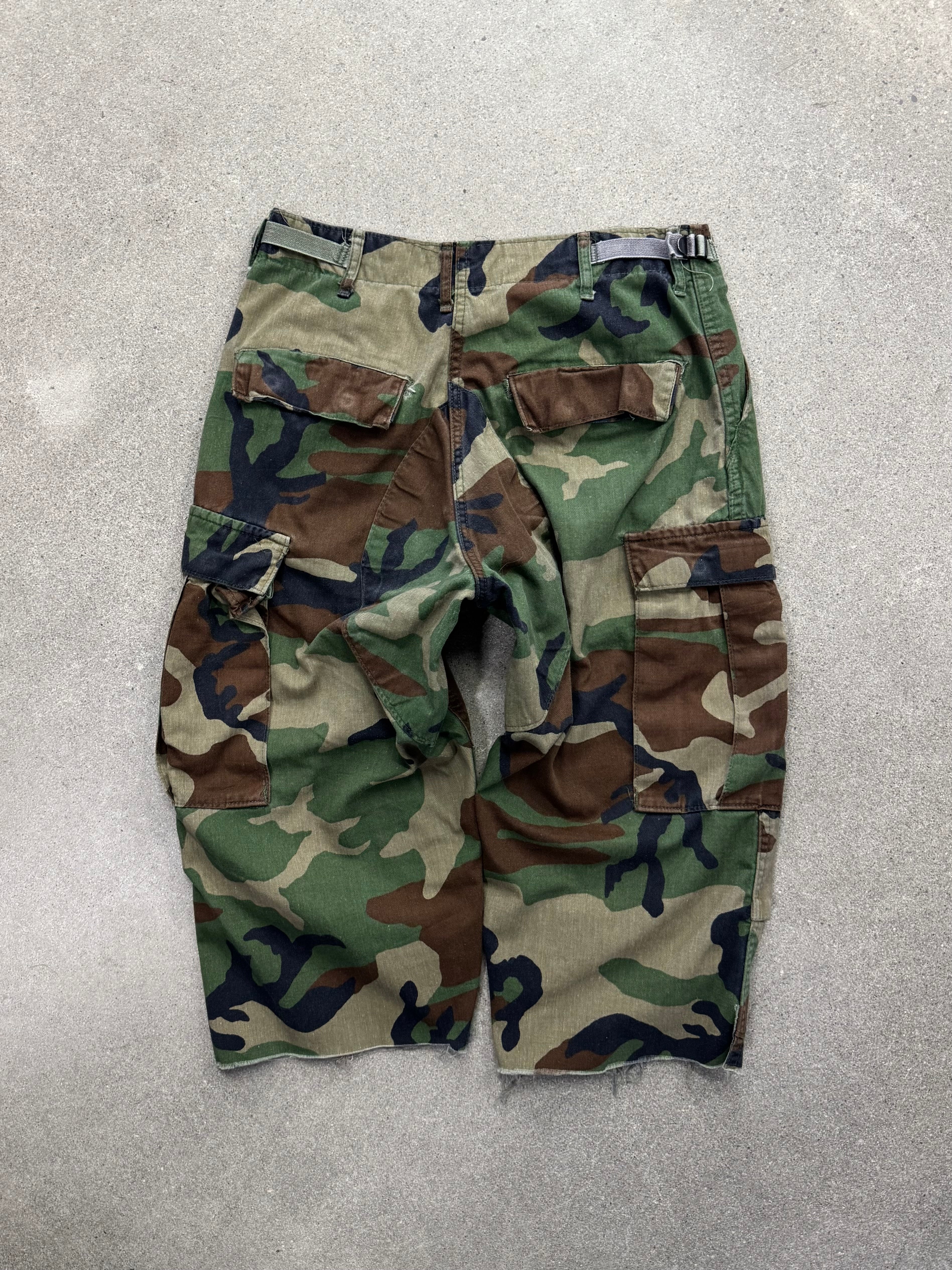 Woodland Camo ARMY Capris - 30”