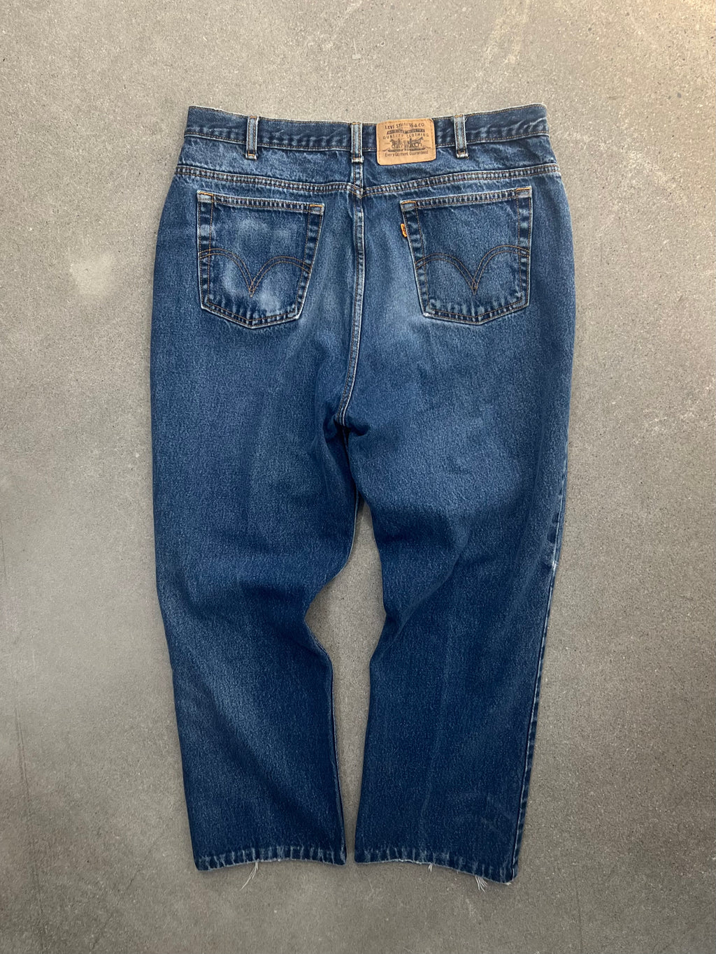 Faded Levi’s Orange Tab Jeans - 35”