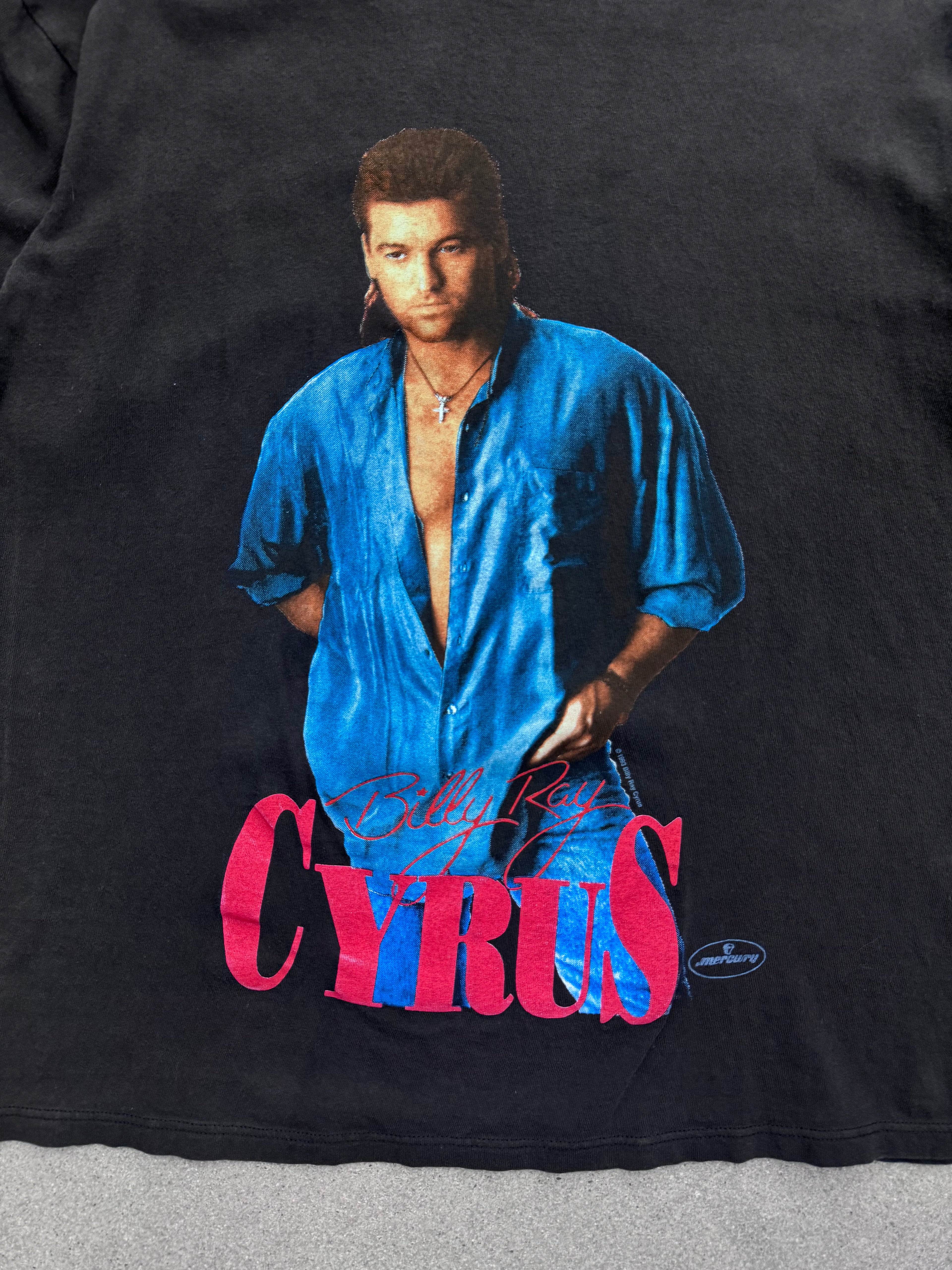 1993 Billy Ray Cyrus Tour T-Shirt - L
