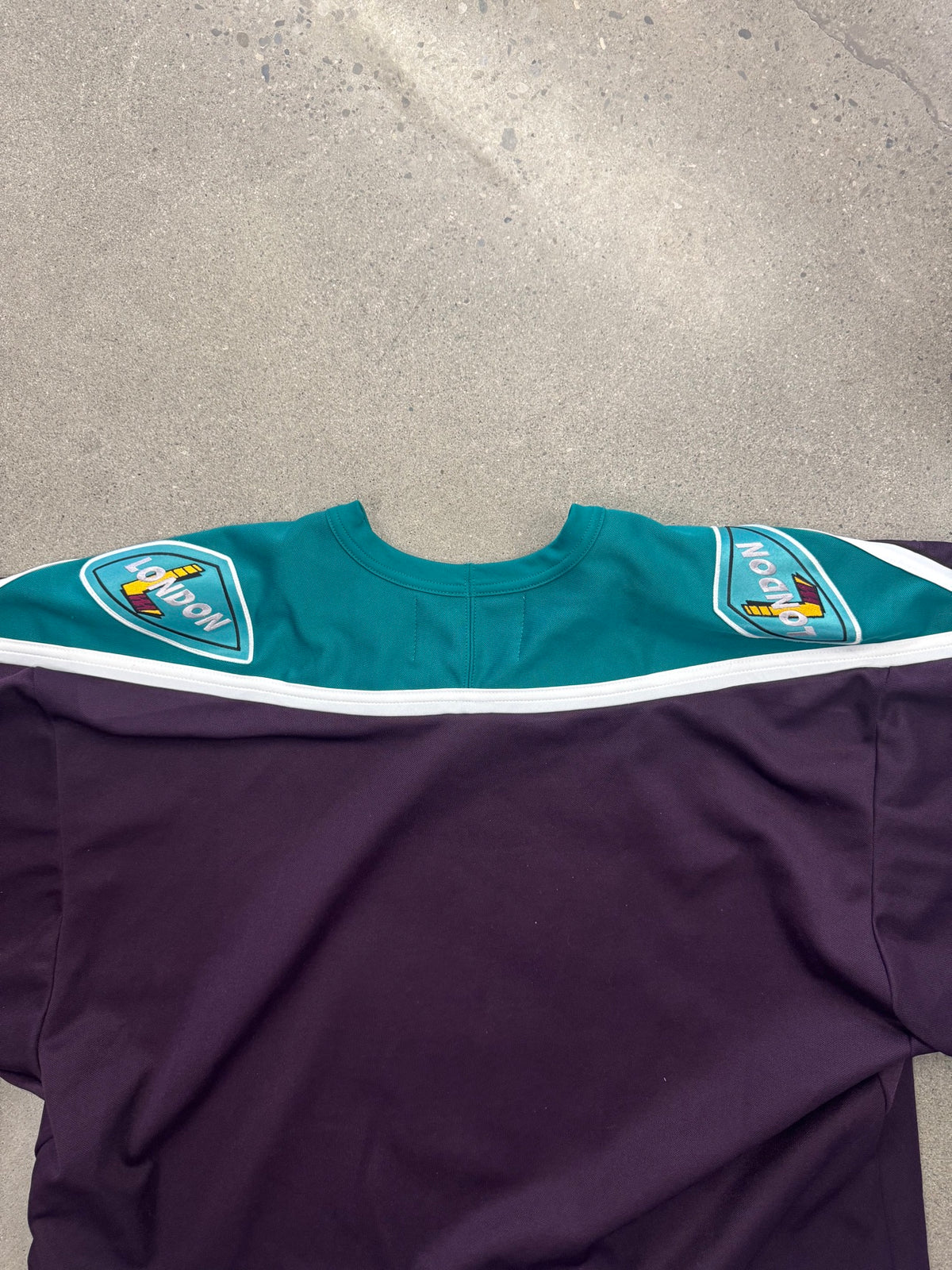 1997 London Knights OHL Spider Knight Bauer Hockey Jersey - XL