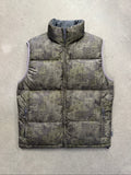 Stussy Paisley Reversible Down Puffer Vest - M