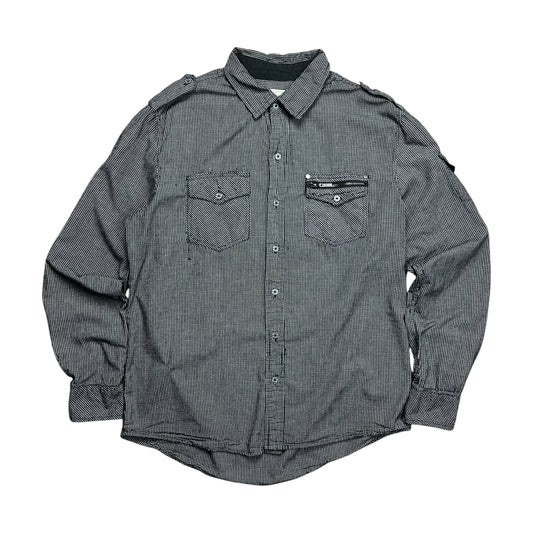 JNCO Checkered Button-up Shirt - L