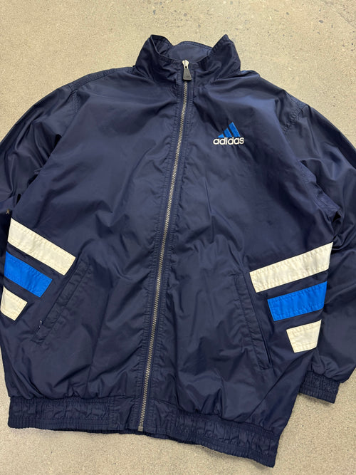 Adidas Spell-out Windbreaker Track Jacket - L