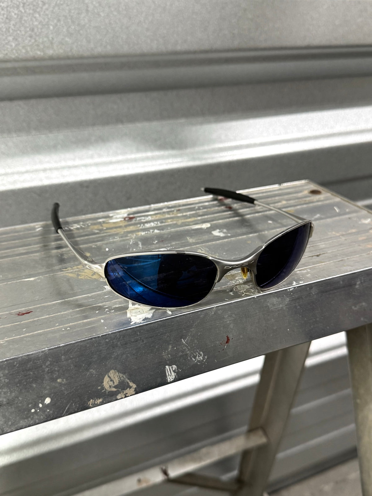 Oakley A Wire Gen 1.0 Ice Iridium Sunglasses