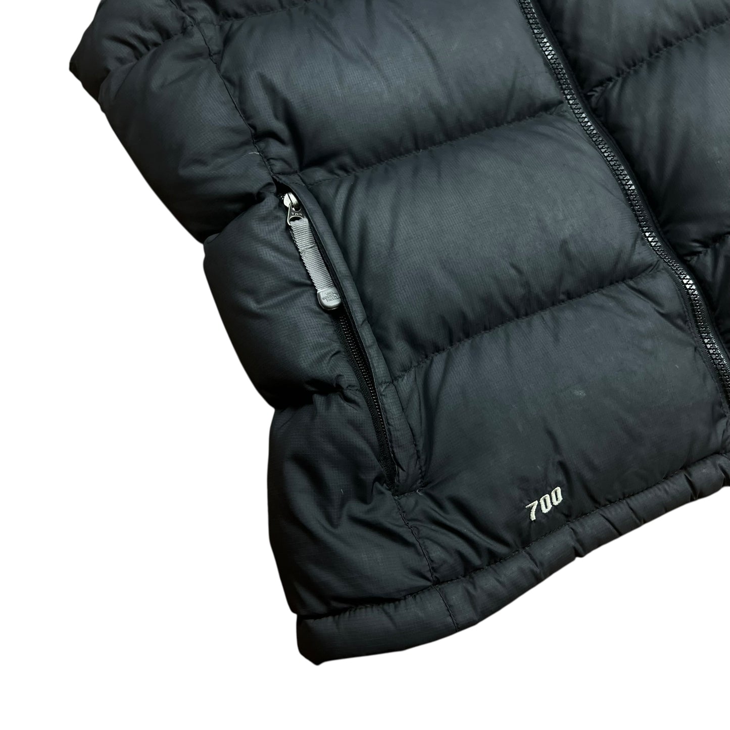 The North Face 700 Series Black Puffer Vest - M