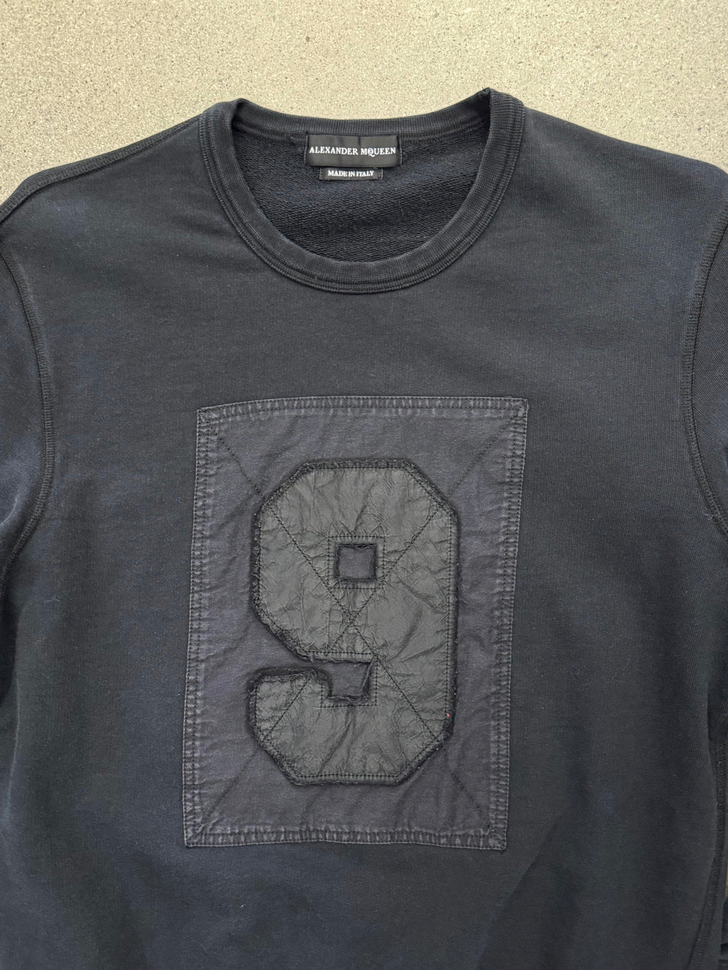 Alexander McQueen Number 9 Patch Crewneck Sweatshirt - M