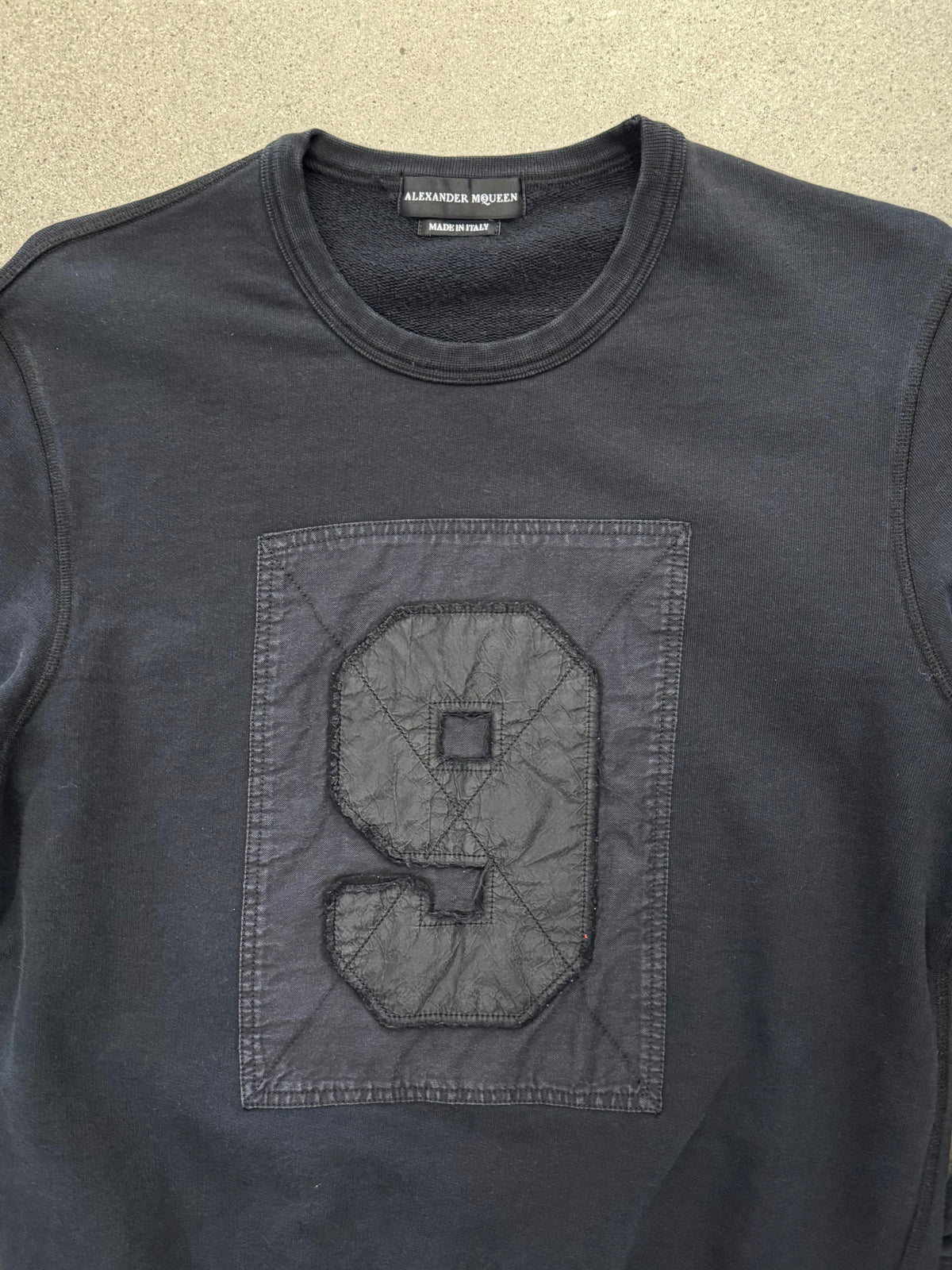 Alexander McQueen Number 9 Patch Crewneck Sweatshirt - M