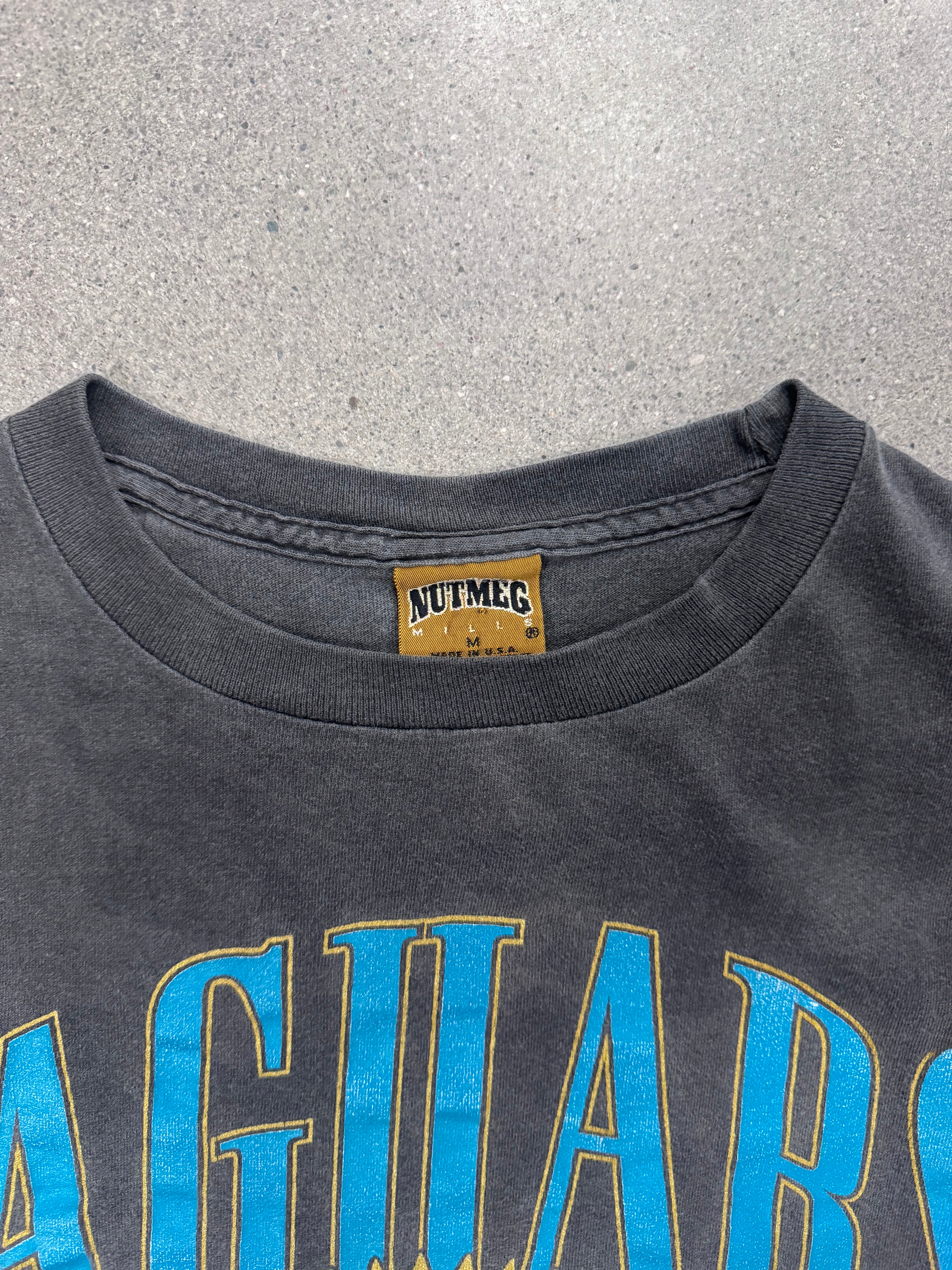 Ausgeblichenes 1993 Nutmeg Jacksonville Jaguars NFL T-Shirt - L
