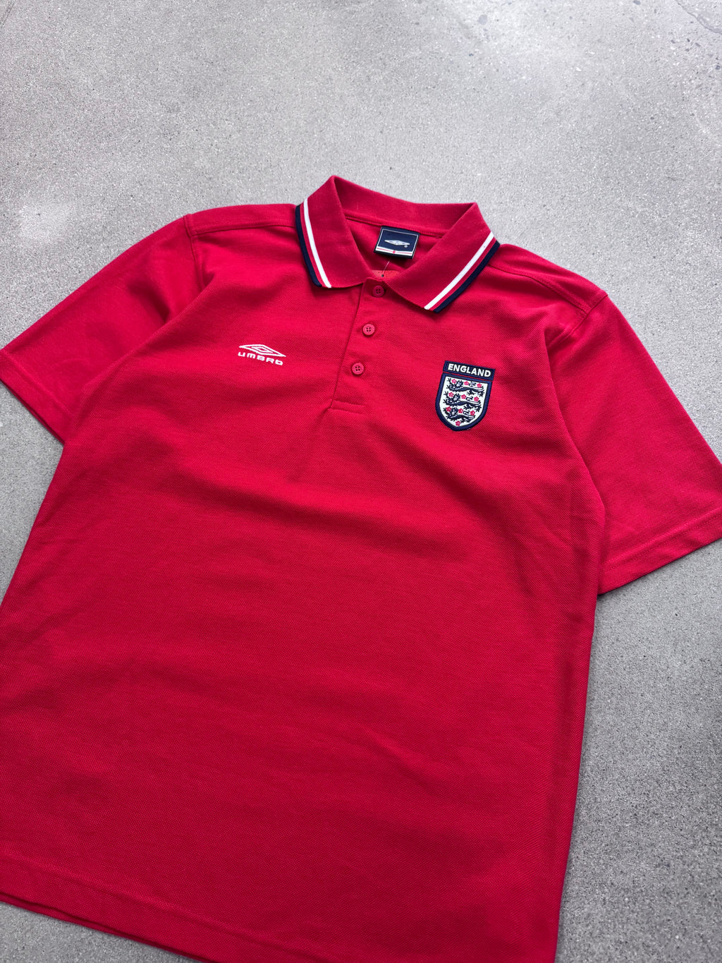 Umbro England Soccer Club Polo Shirt - S