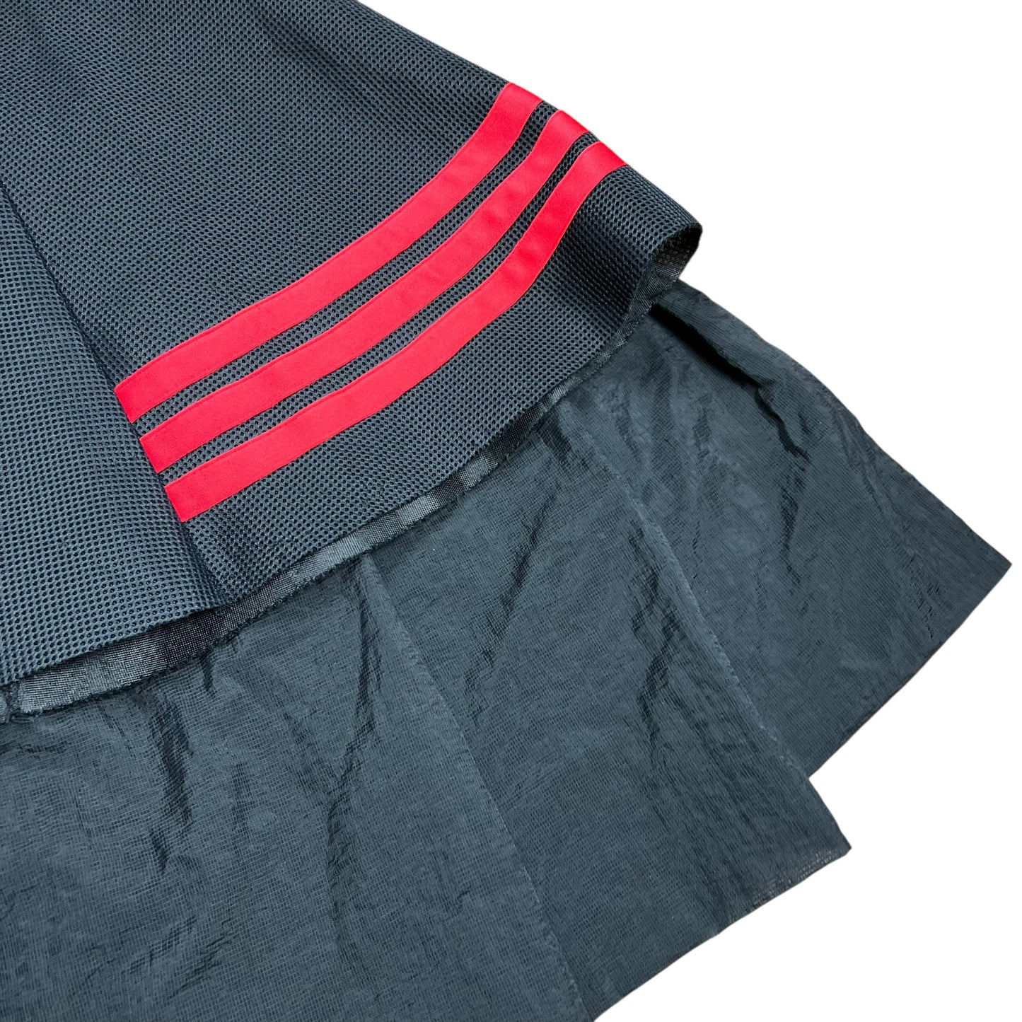 Y-3 Black Asymmetrical Mesh Skirt - M