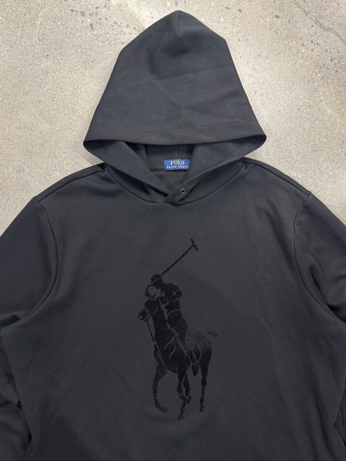 Polo Ralph Lauren Velvet Big Pony Double-Knit Hoodie - XL