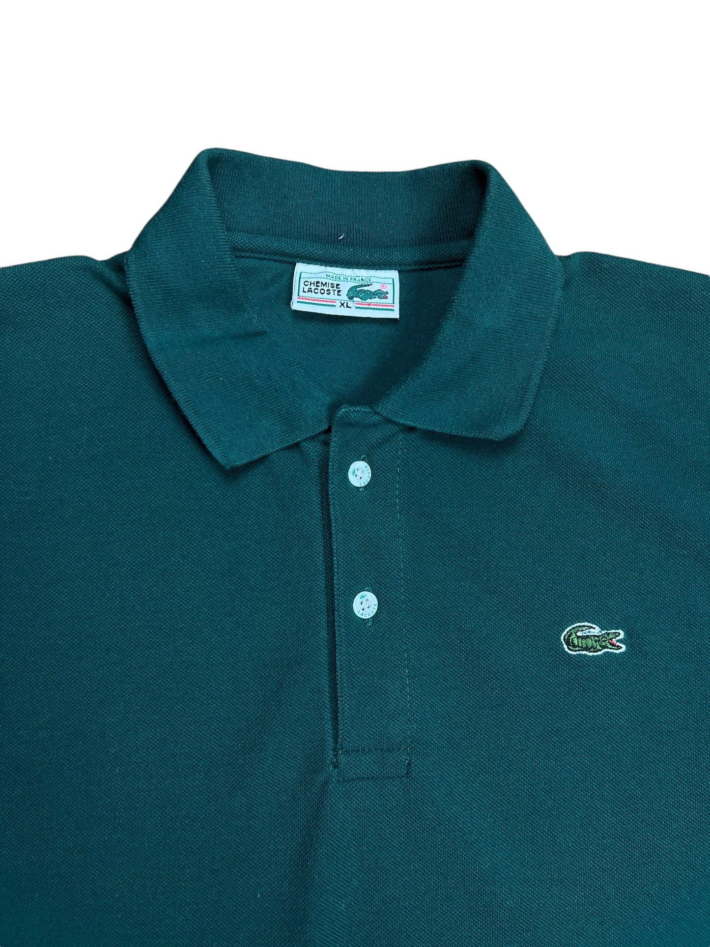 Chemise Lacoste Green Polo Shirt - L