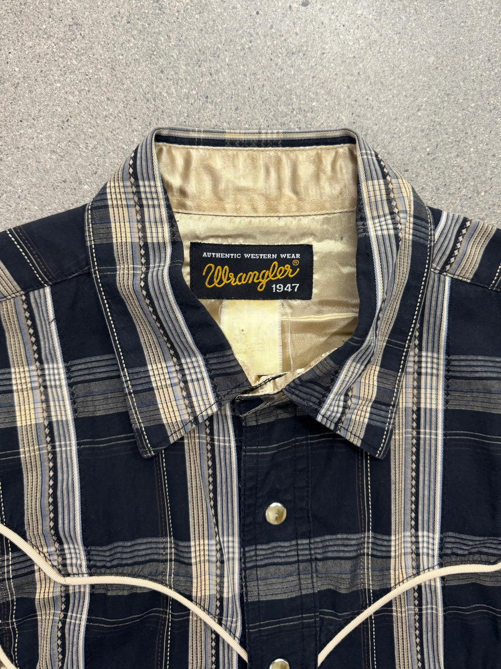 Wrangler Western Smile Pocket Button-Up Cowboy Shirt - XL