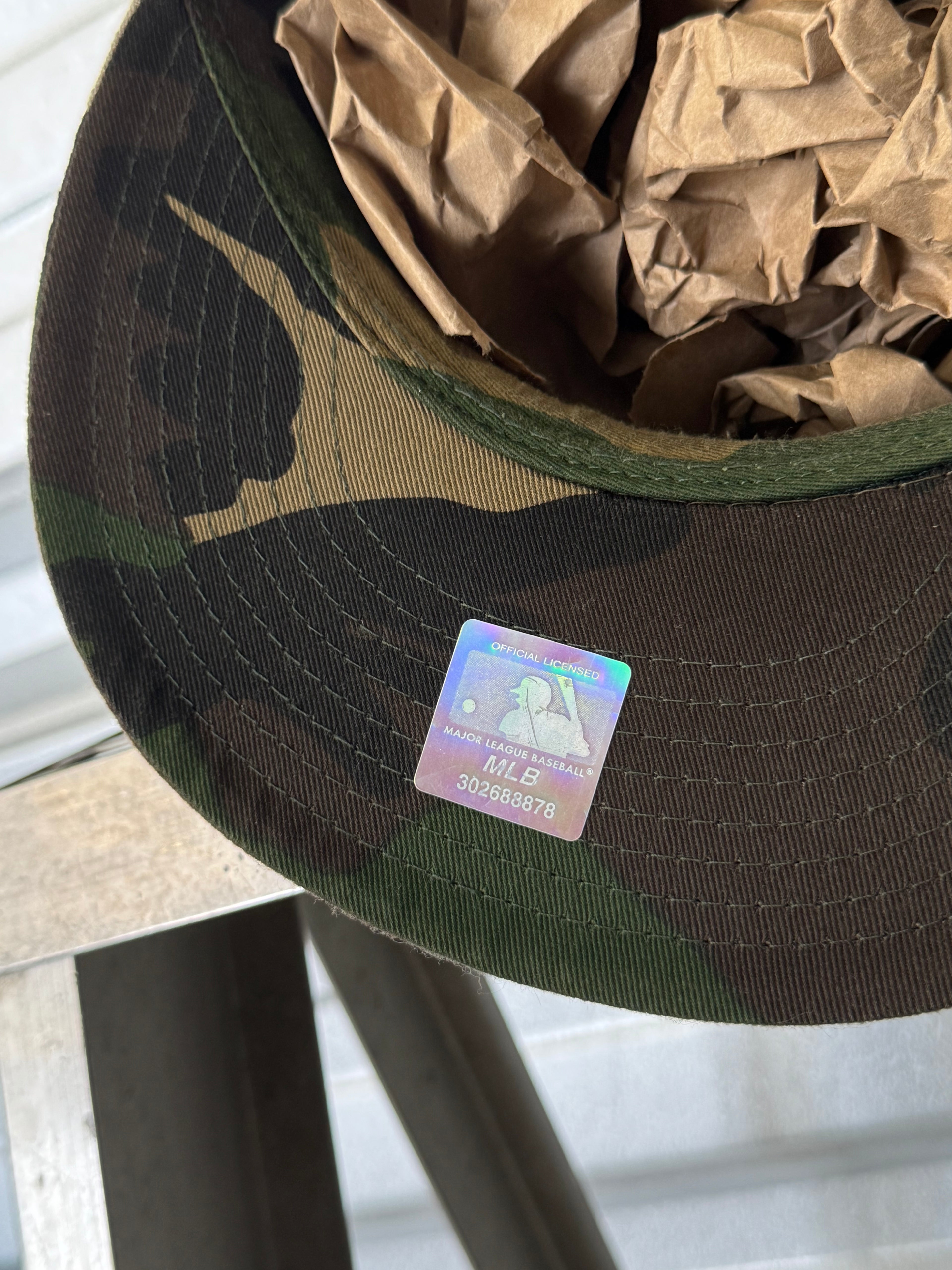 New York Yankees Woodland Camo New Era Fitted - 7 1/2