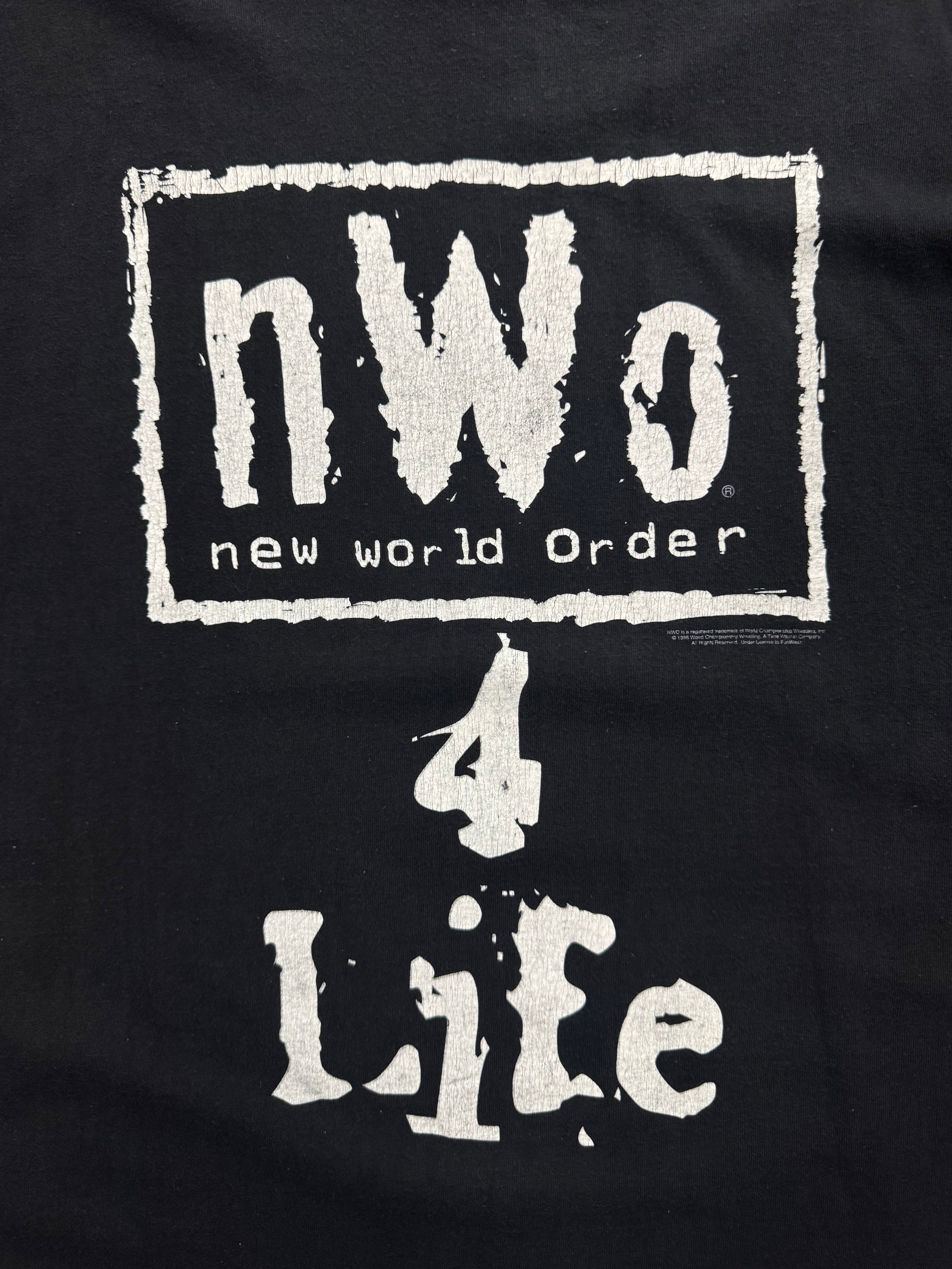 1998 WCW New World Order 4 Life T-Shirt - XXXL