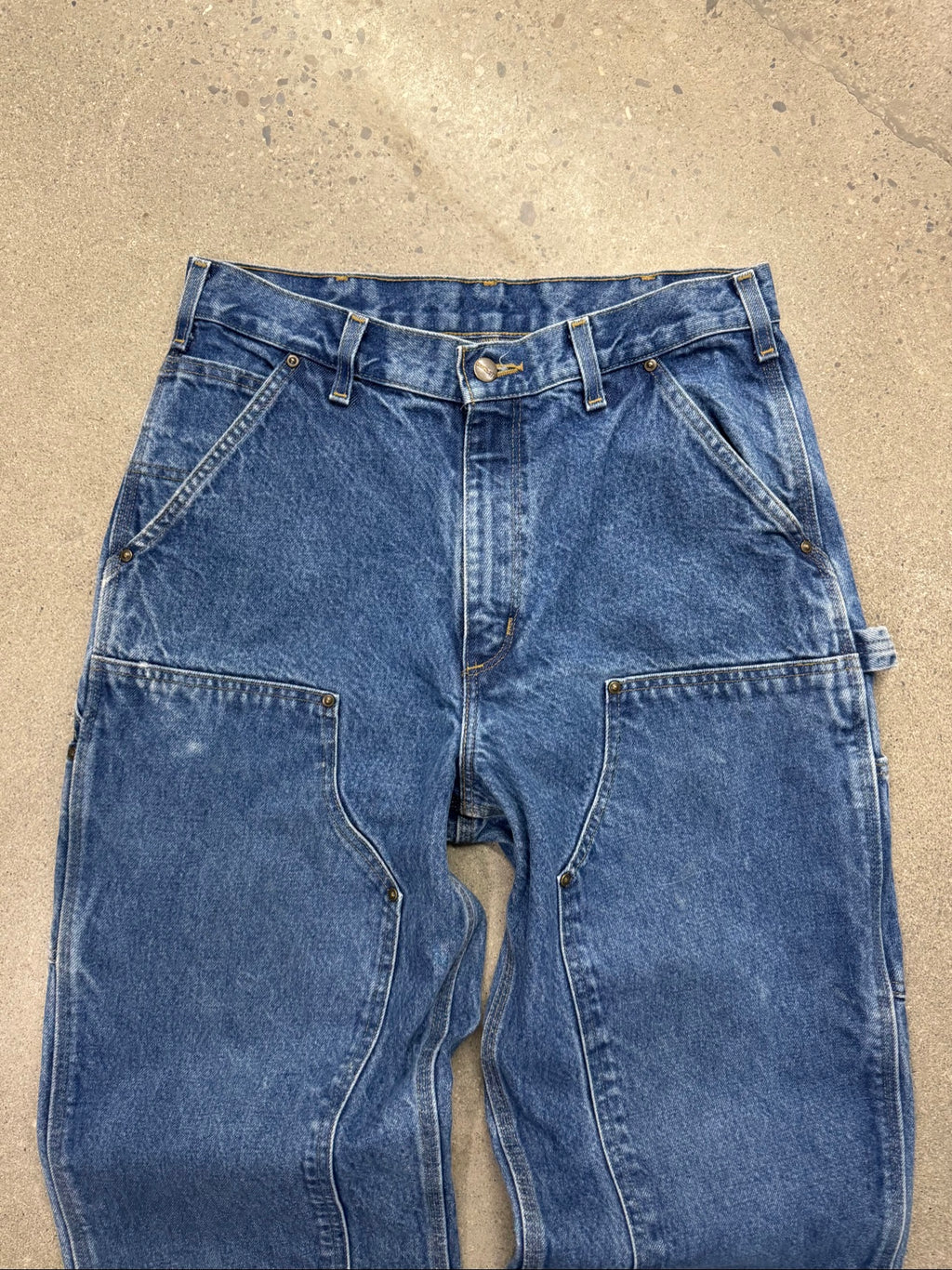 Carhartt Denim Double Knee Work Pants - 31"