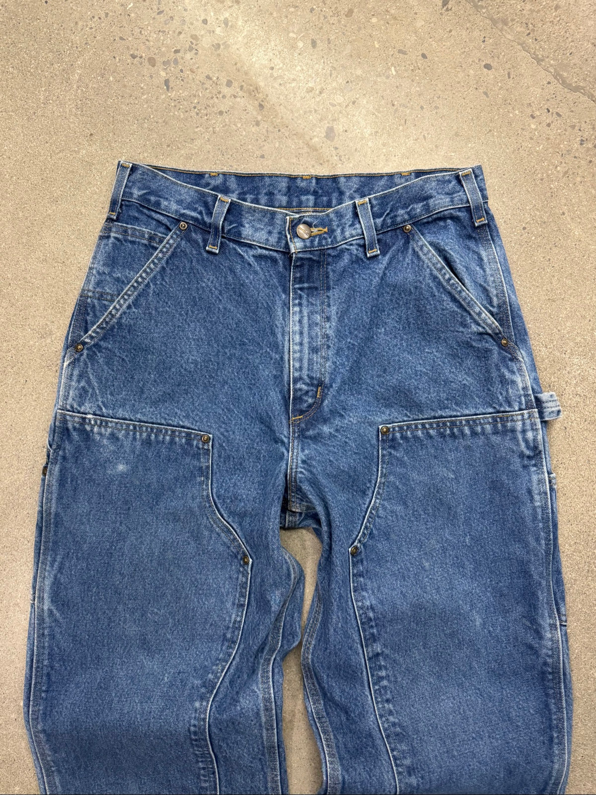 Carhartt Denim Double Knee Work Pants - 31"