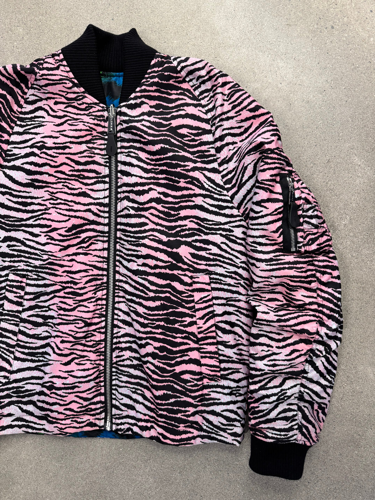Kenzo x H&M Reversible Zebra Print Bomber Jacket - S