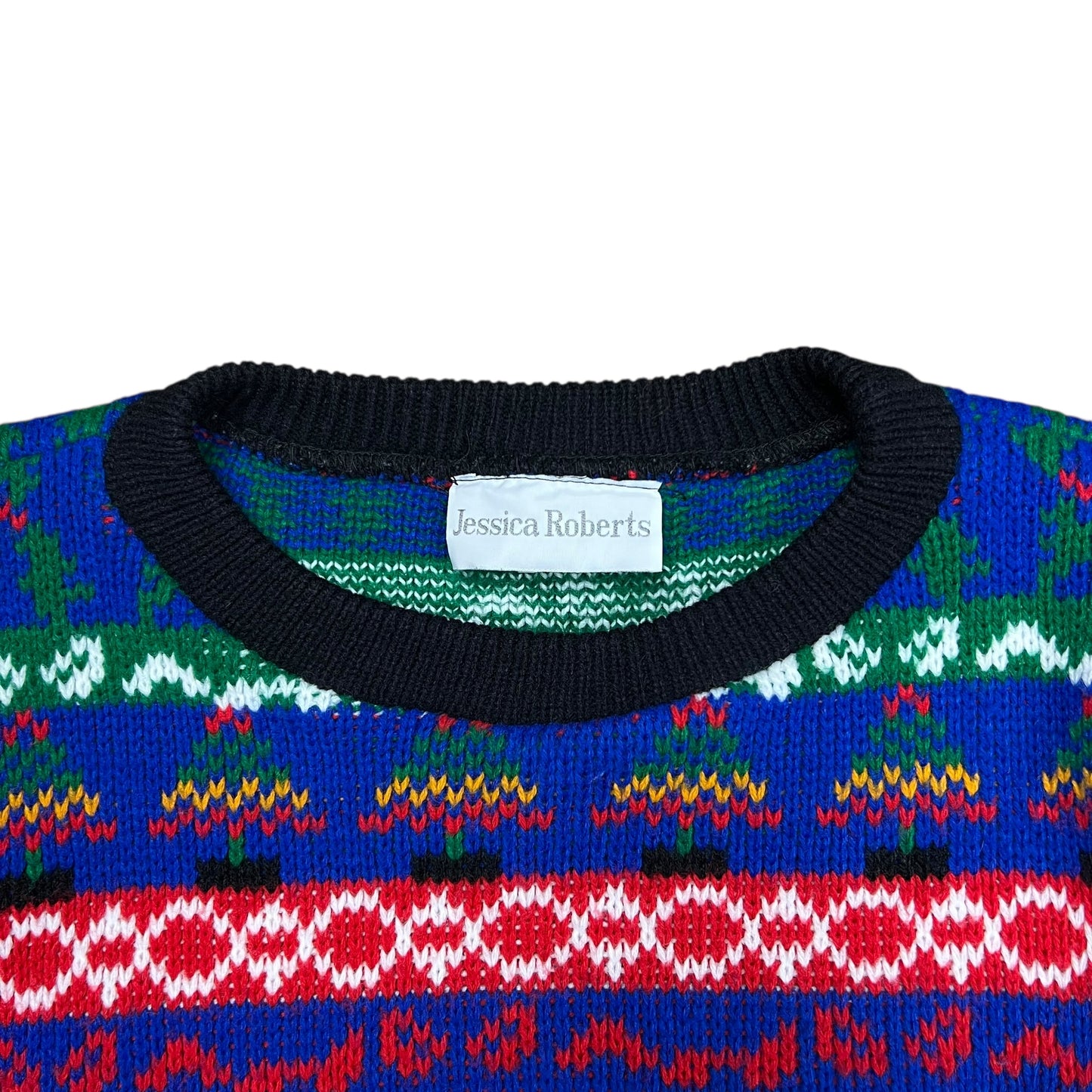 Jessica Roberts Snowman Christmas Knit Sweater - S