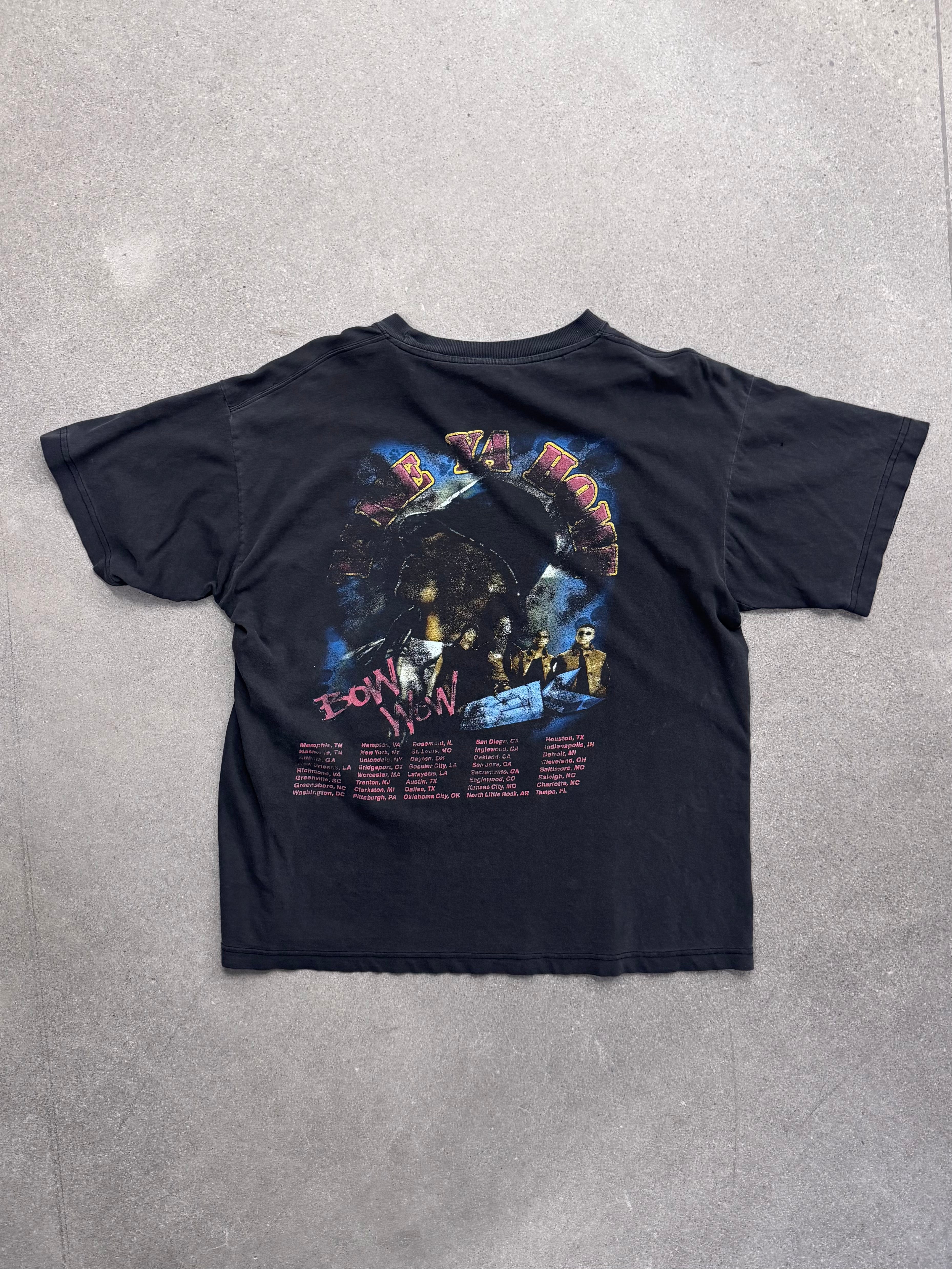 Faded 2002 Bob Wow Scream 2 Tour Rap T-Shirt - L