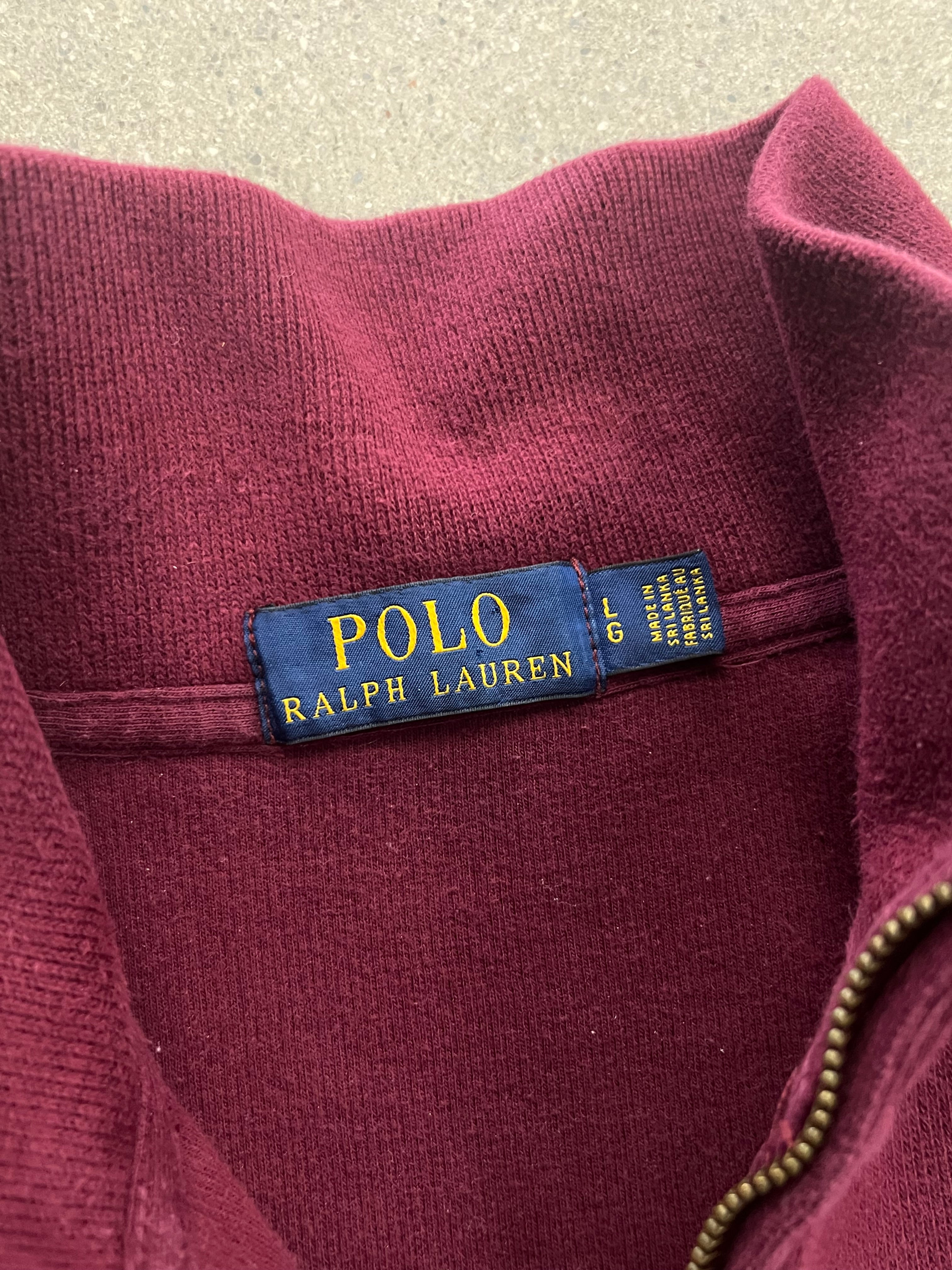 Polo Ralph Lauren Quarter Zip Sweater - XL